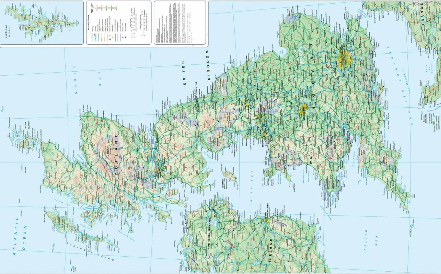 Britain Pocket Map: The perfect way to explore Britain