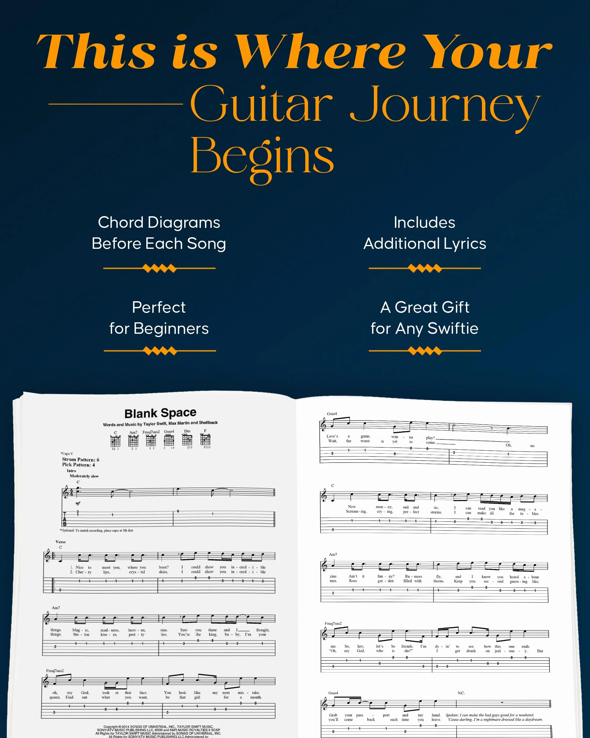 Taylor Swift - Easy Guitar Anthology 2nd Edition