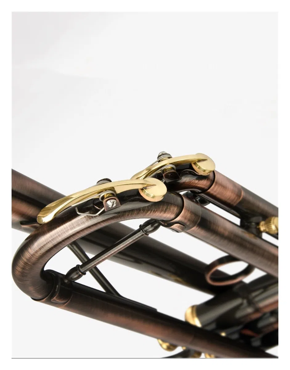 trąbka instrument Zabytkowa trąbka w kolorze B-dur trąbka trąbkowa