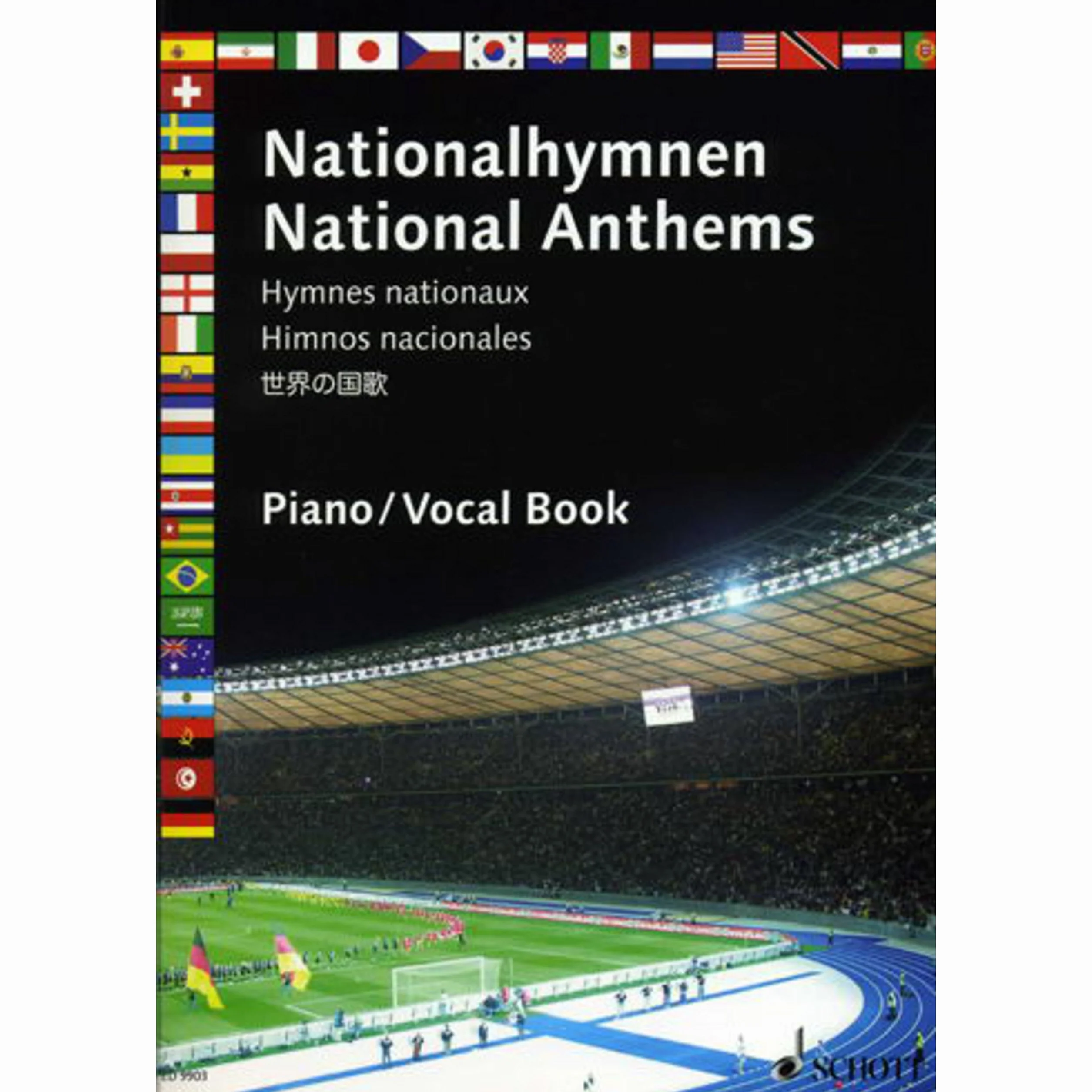National anthems chant: 50 Hymnes. piano solo or with voice.