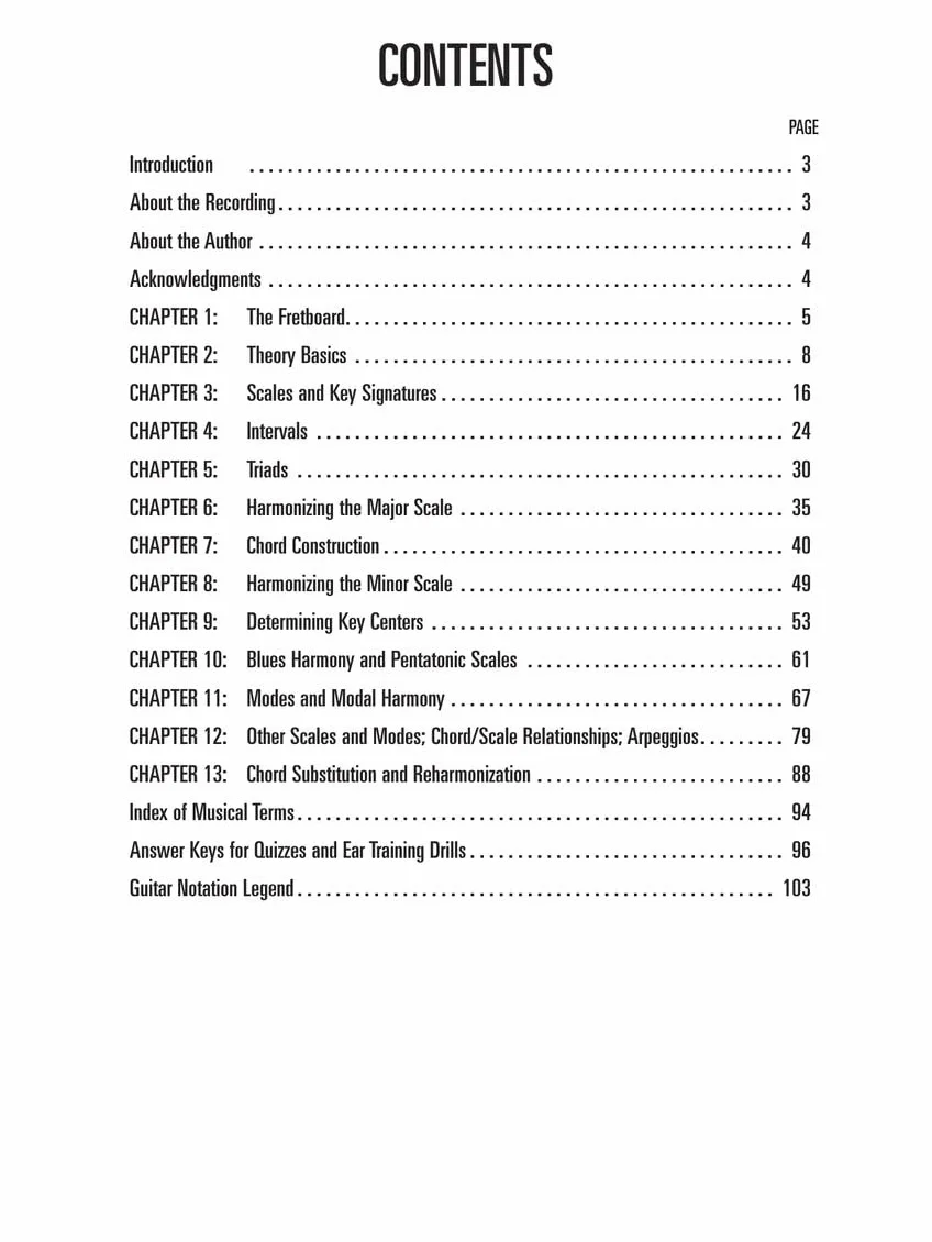 Music Theory for Guitarists Book/Online Audio: Everything You Ever Wanted to Know But Were Afraid to Ask