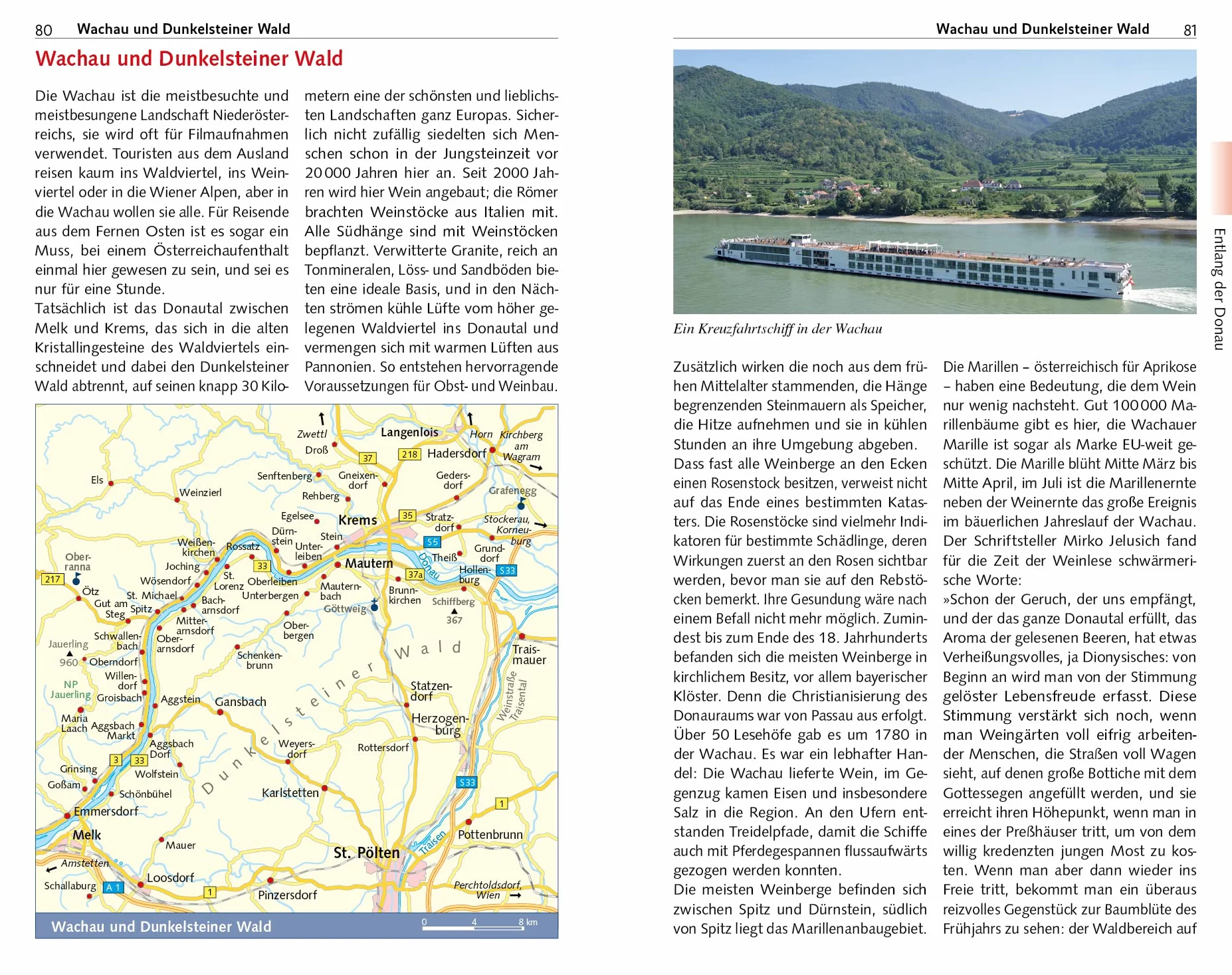 TRESCHER Reiseführer Niederösterreich: Wachau, Waldviertel, Weinviertel, Mostviertel, Wienerwald und Wiener Alpen