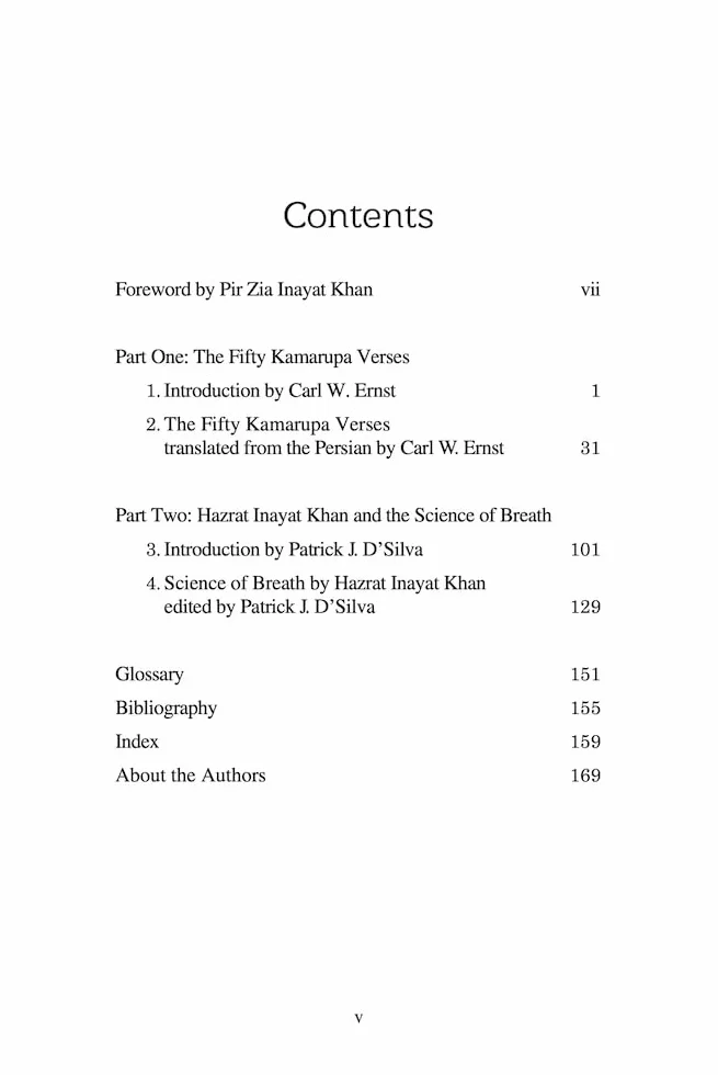 Breathtaking Revelations: The Science of Breath from the "Fifty Kamarupa Verses" to Hazrat Inayat Khan