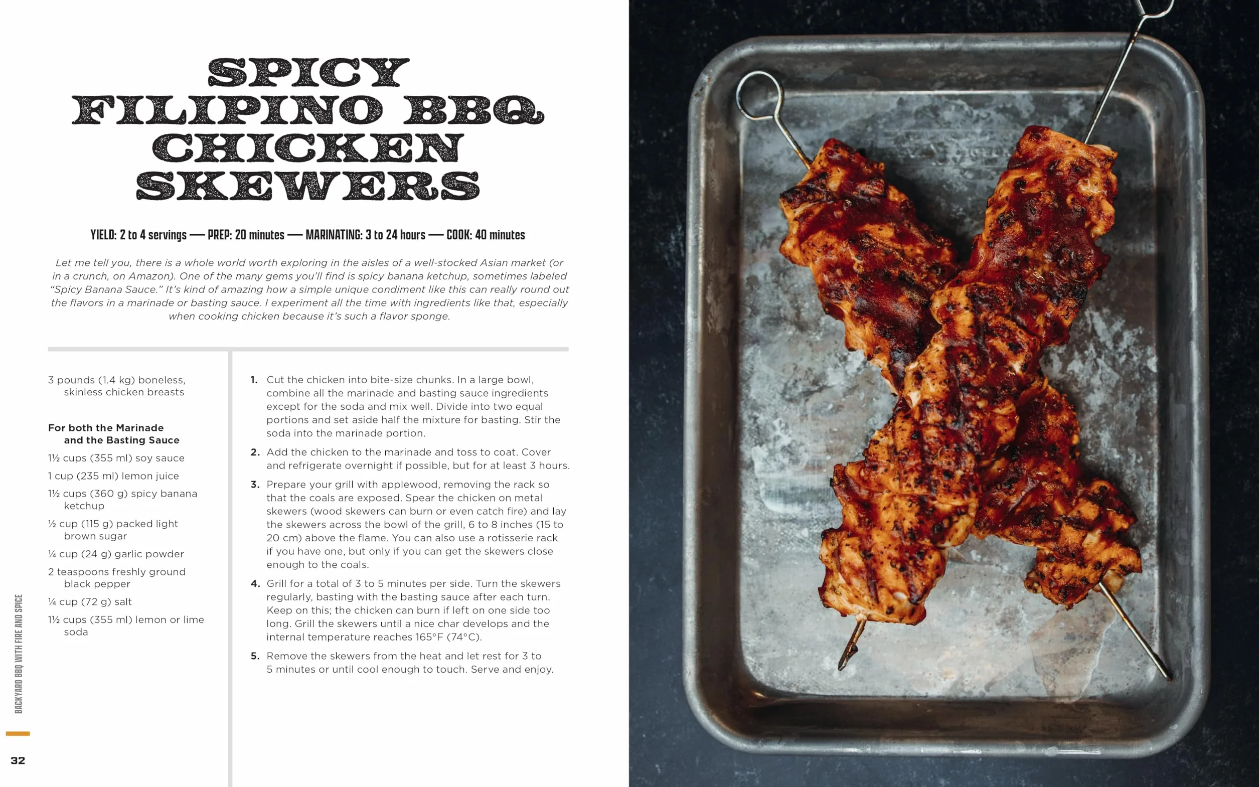 Backyard BBQ with Fire and Spice: Filipino- And Cajun-Inspired Recipes for the Smoker and Grill