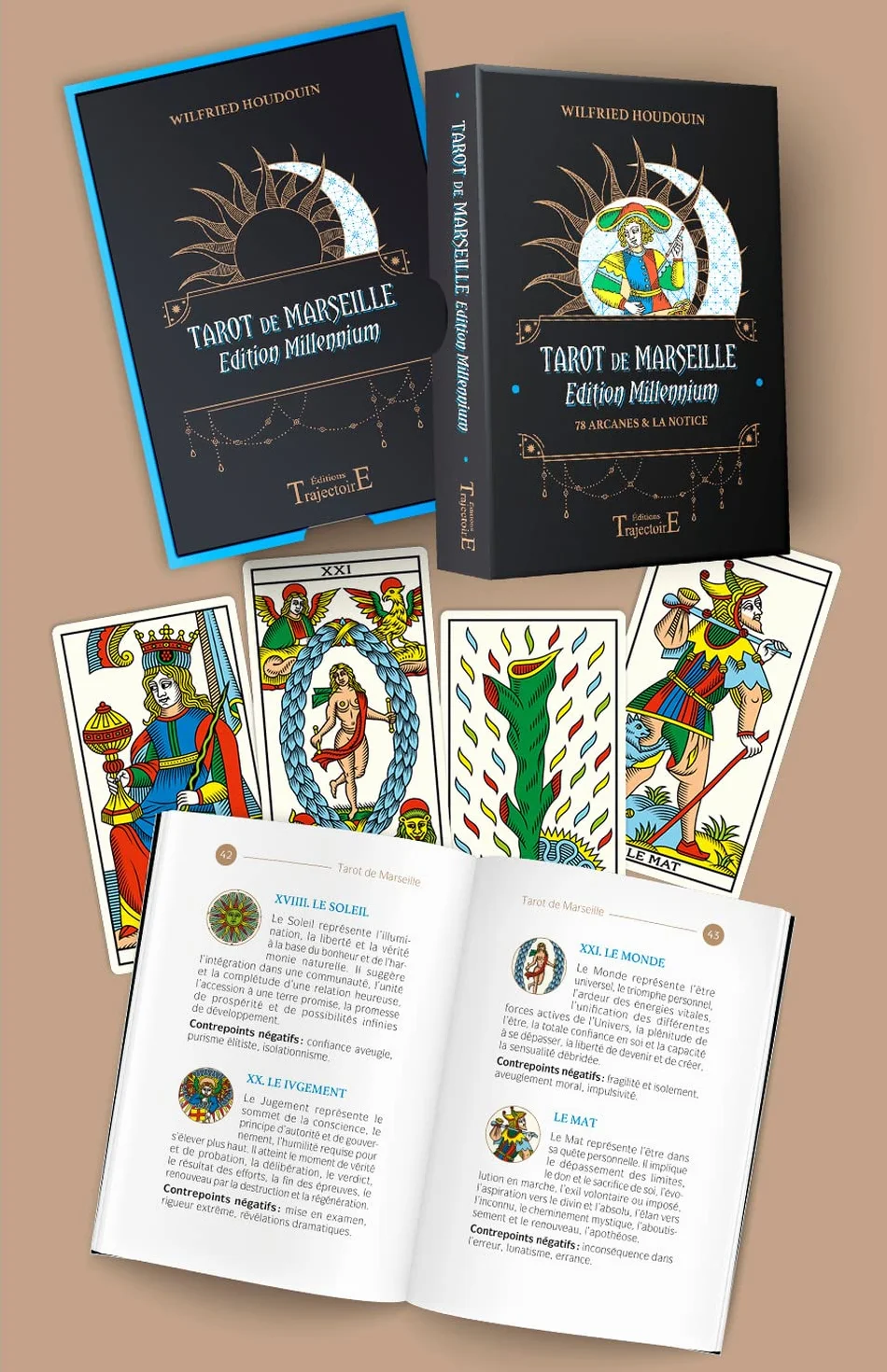 Le Tarot de Marseille édition Millennium: 78 arcanes & la notice