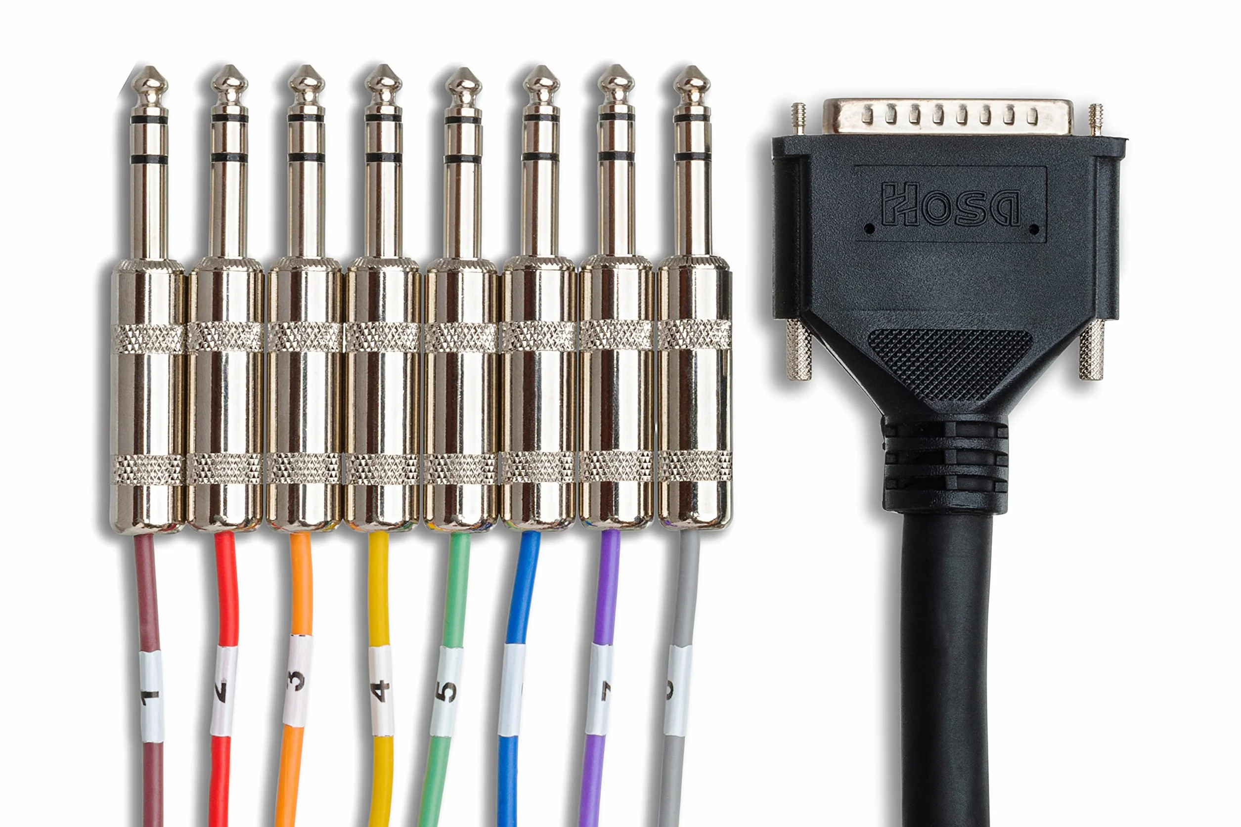 HosaTech DTP-802 2 m DB25 do 1/4" TRS zbalansowany kabel wąż