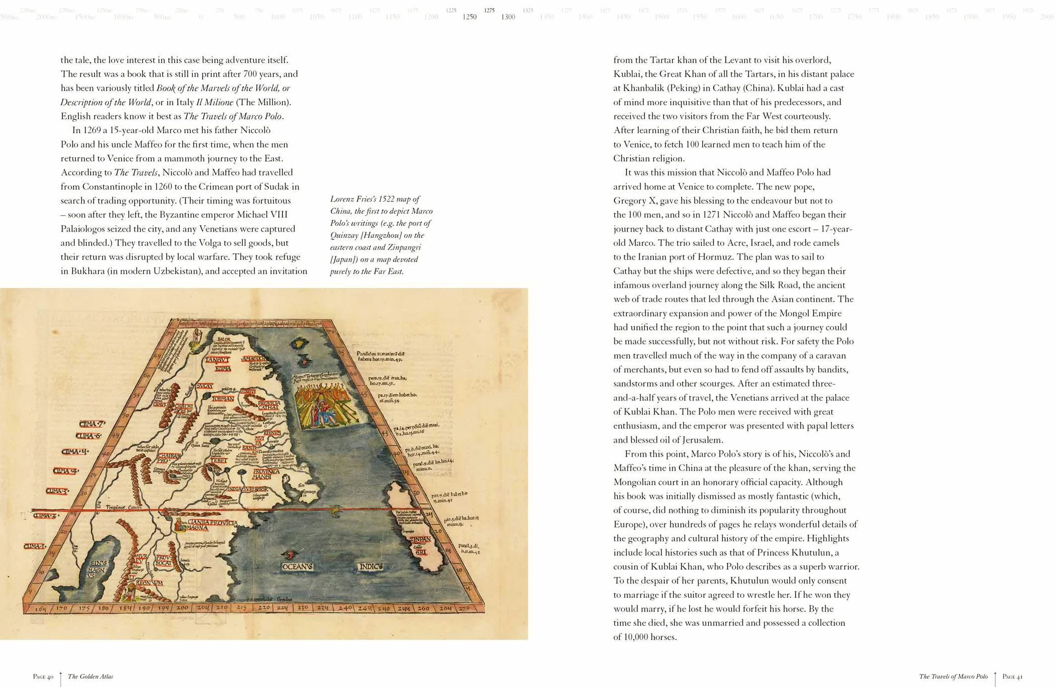 The Golden Atlas: The Greatest Explorations, Quests and Discoveries on Maps