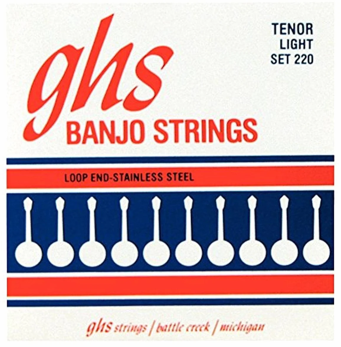 ghs 220 LIGHT Banjo Stainless Steel (4-strunowe)