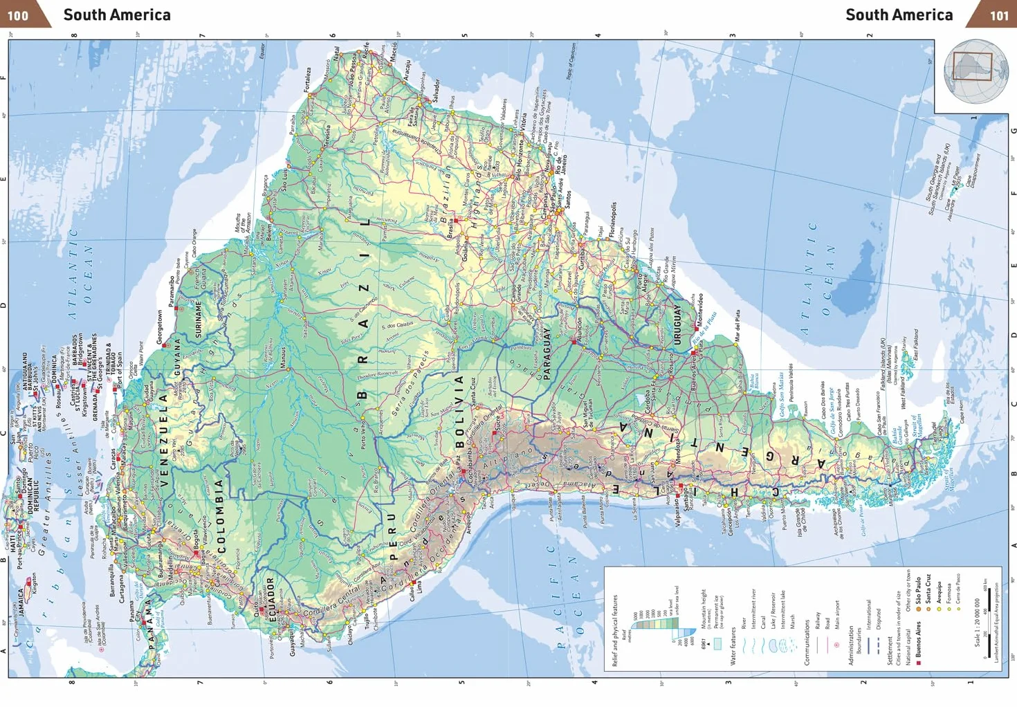 Collins Student Atlas for Guyana