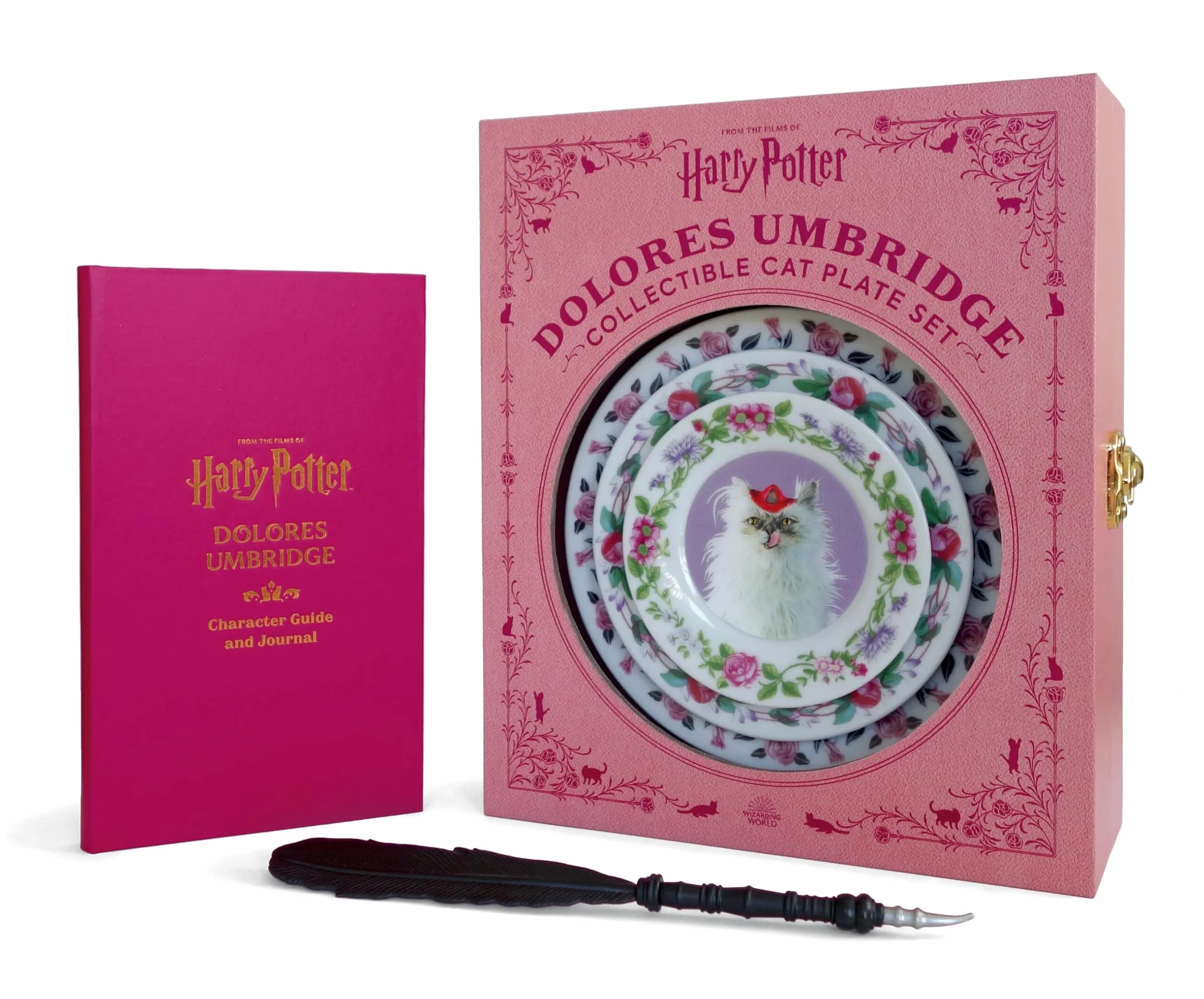 Harry Potter: Dolores Umbridge Collectible Cat Plate Set
