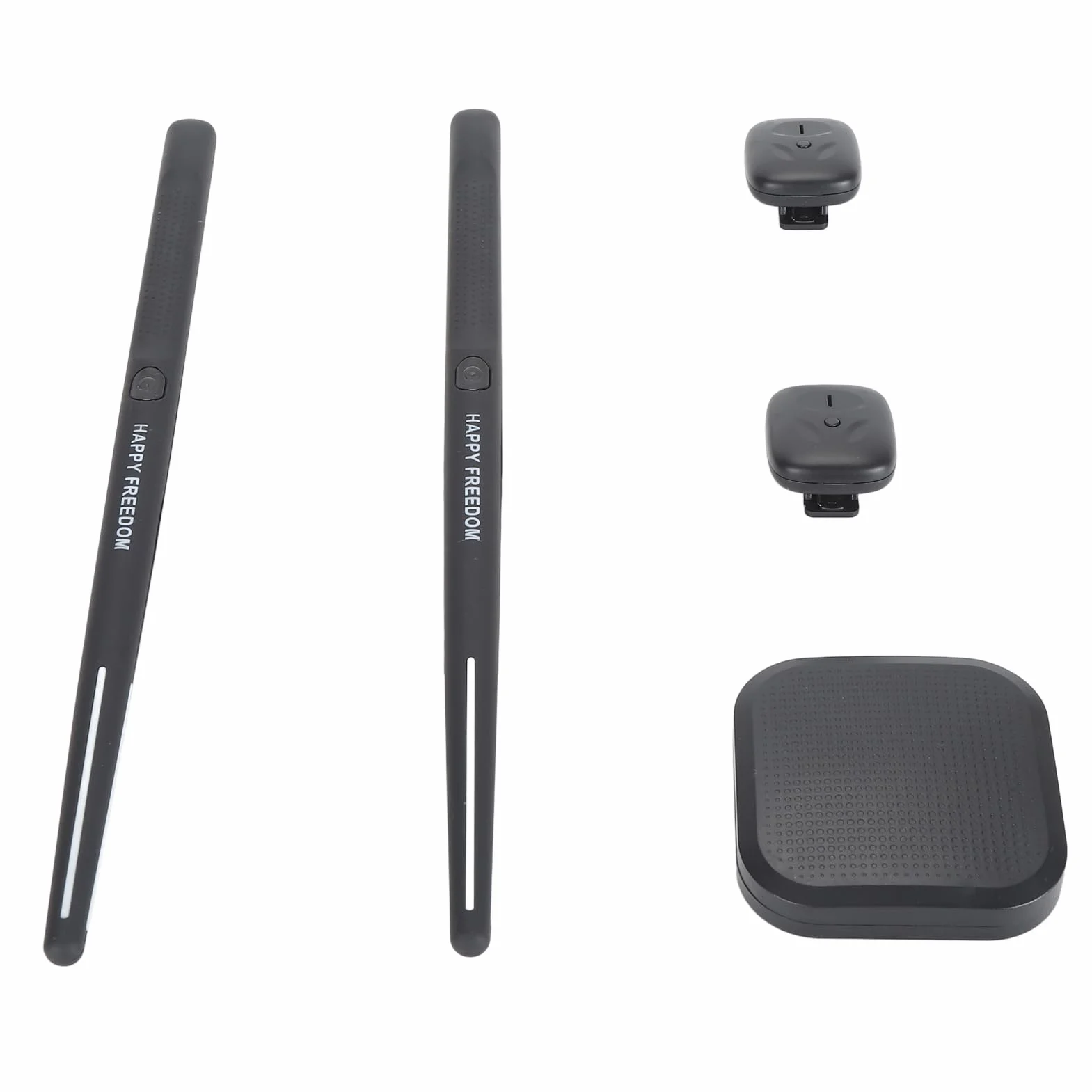 Wirtualny Bęben Powietrzny, Bęben Powietrzny ABS 3D z Czujnikiem Ruchu i Pałeczkami, Pedały, Bluetooth 8 Dźwięków, Elektroniczny Zestaw Perkusyjny do Domu Biuro Na Dworze,