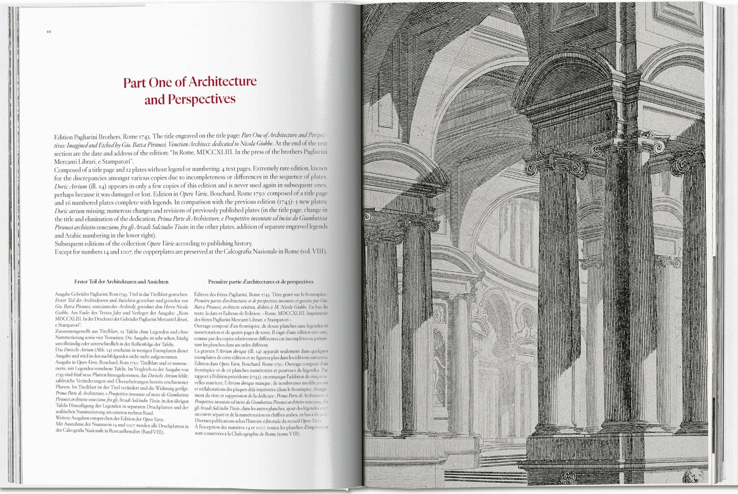 Giiovanni Battista Piranesi: Catalogue raisonné des eaux-fortes: The Complete Etchings