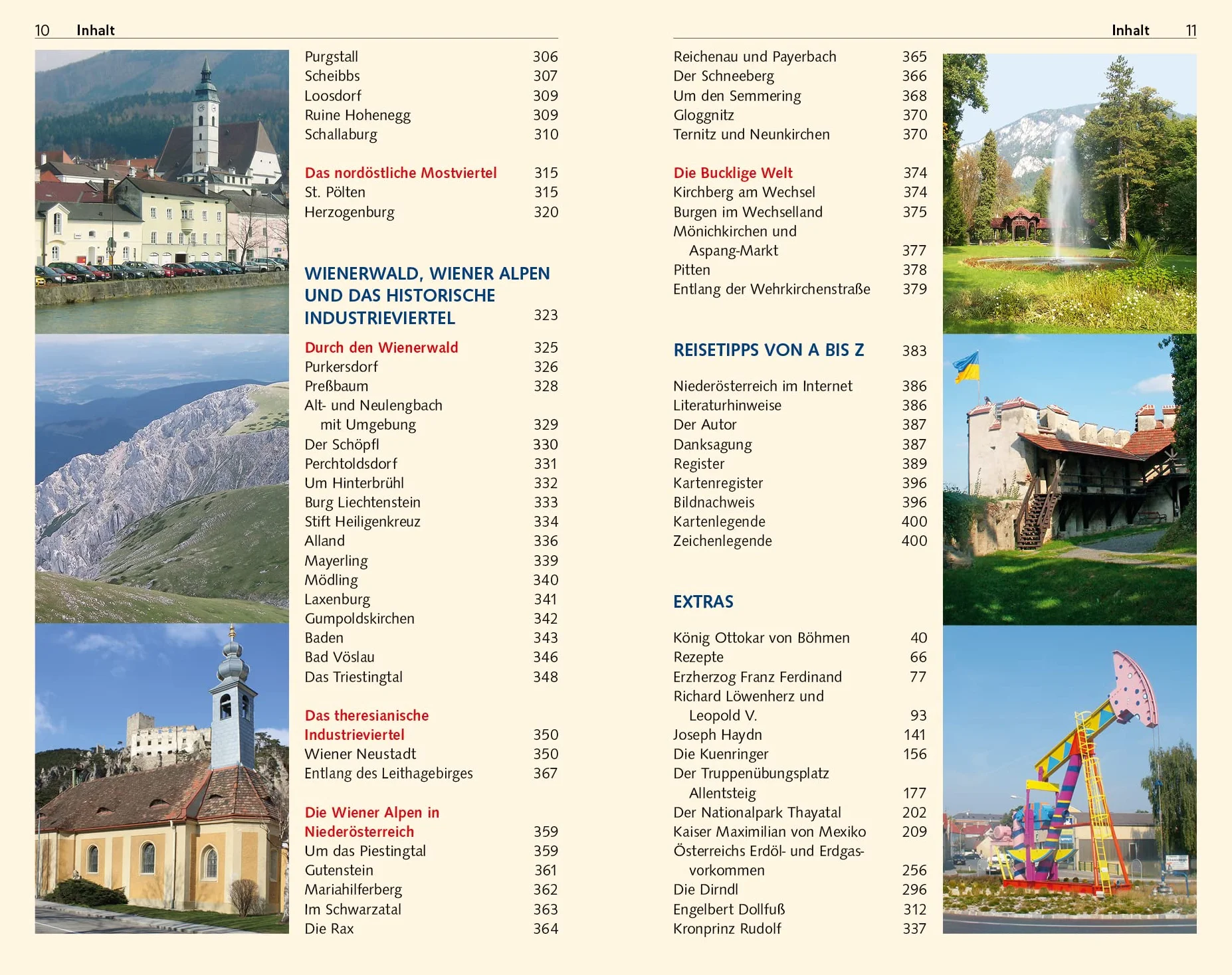 TRESCHER Reiseführer Niederösterreich: Wachau, Waldviertel, Weinviertel, Mostviertel, Wienerwald und Wiener Alpen