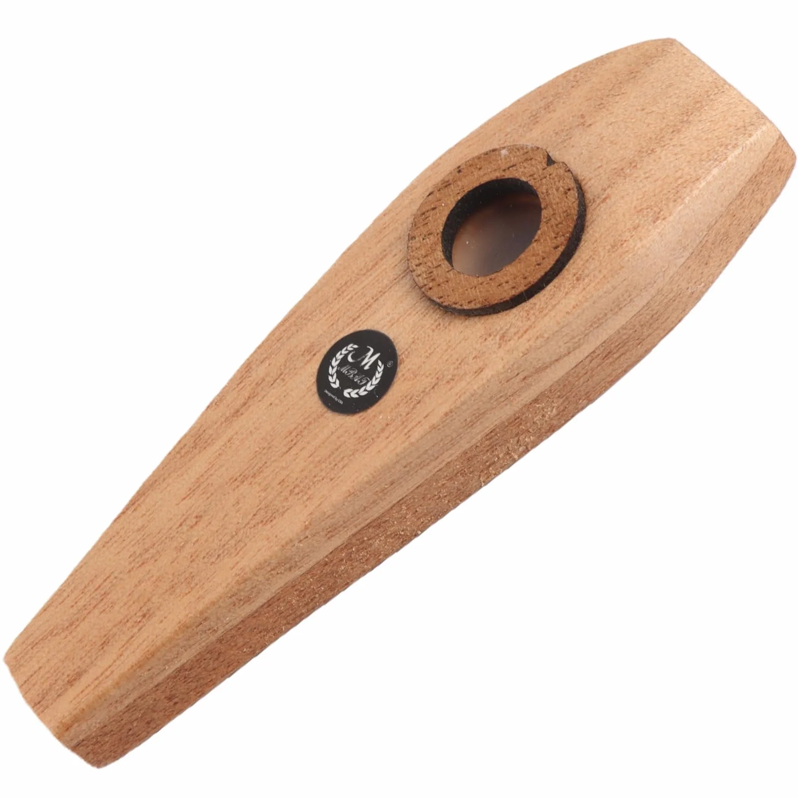 Drewniane Kazoo z 2 Fletami Membranowymi Gitara Ukulele Towarzyszyć Instrumentom Muzycznym dla Początkujących Muzyki