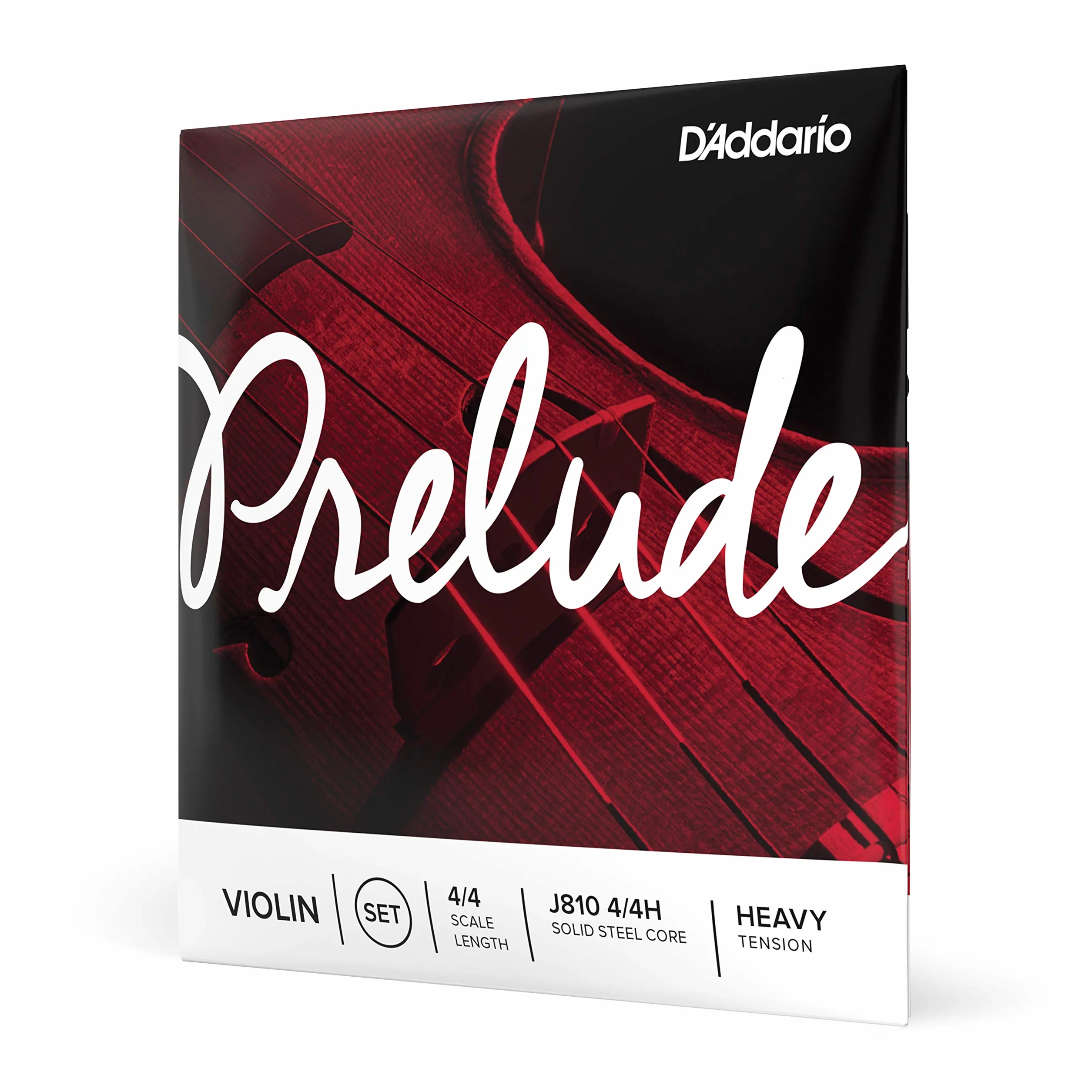 Zestaw strun do skrzypiec D'Addario Prelude, 4/4 Skala, duże naprężenie