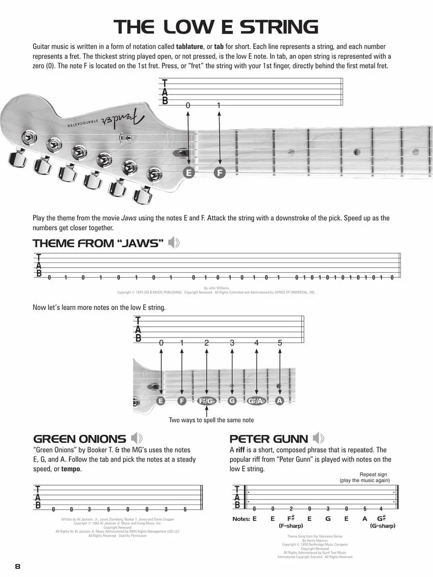 Hal Leonard Guitar Tab Method: Books 1, 2 & 3 All-In-One Edition! Book/Online Audio: All-in-One Edition! Includes Downloadable Audio, Includes Bonus Material!: 1-3