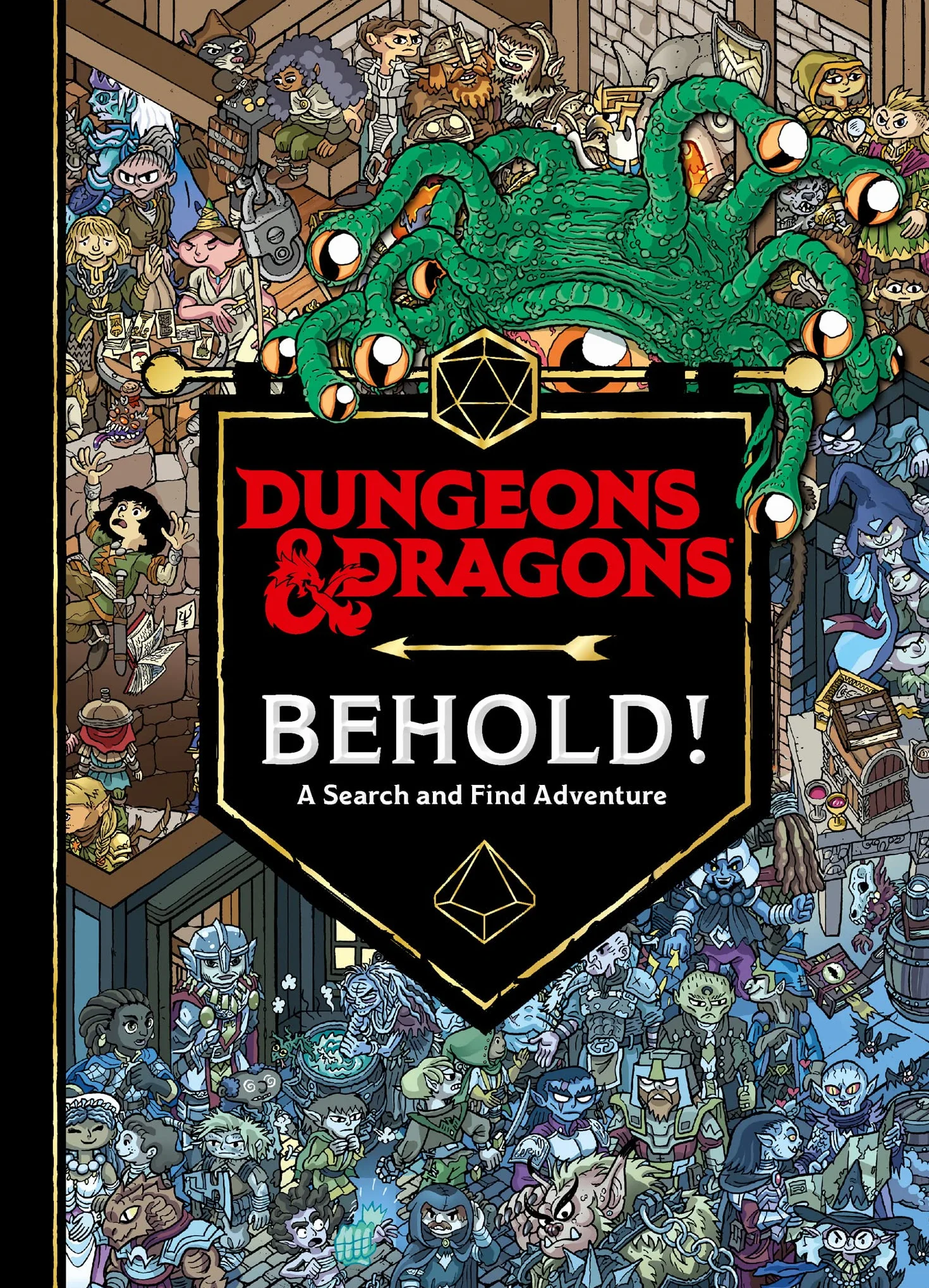 Dungeons & Dragons Behold! A Search and Find Adventure: An official gift for kids, adults, and fans of D&D and fantasy role play games