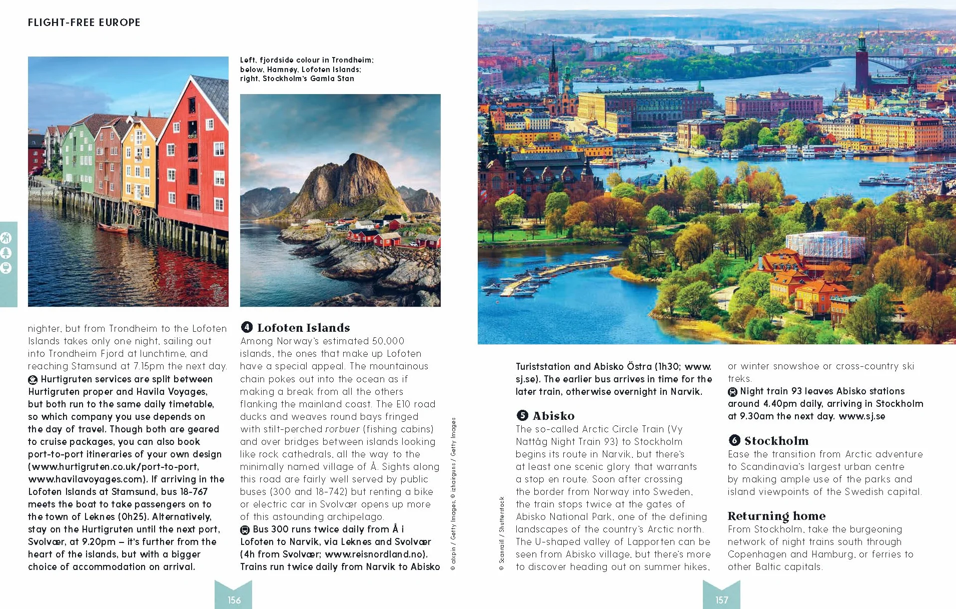 Flight-Free Europe - anglais: Detailed Itineraries Travel Like a Local Insider Tips Covers France, Italy, Greece, Sweden, and More