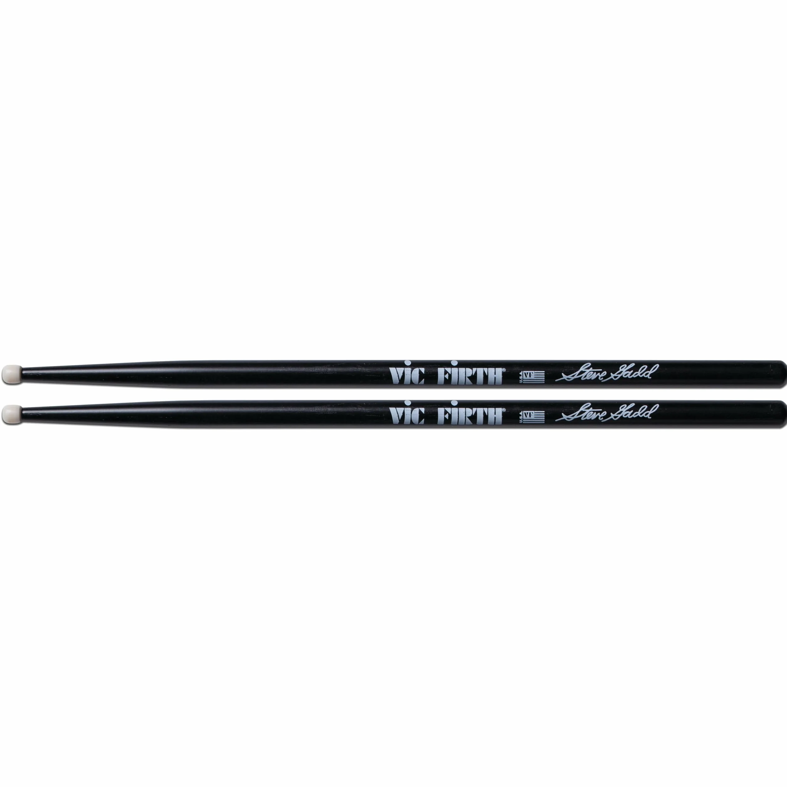 Vic FIrth Pałki perkusyjne z serii Signature - Steve Gadd - nylonowa końcówka - czarne