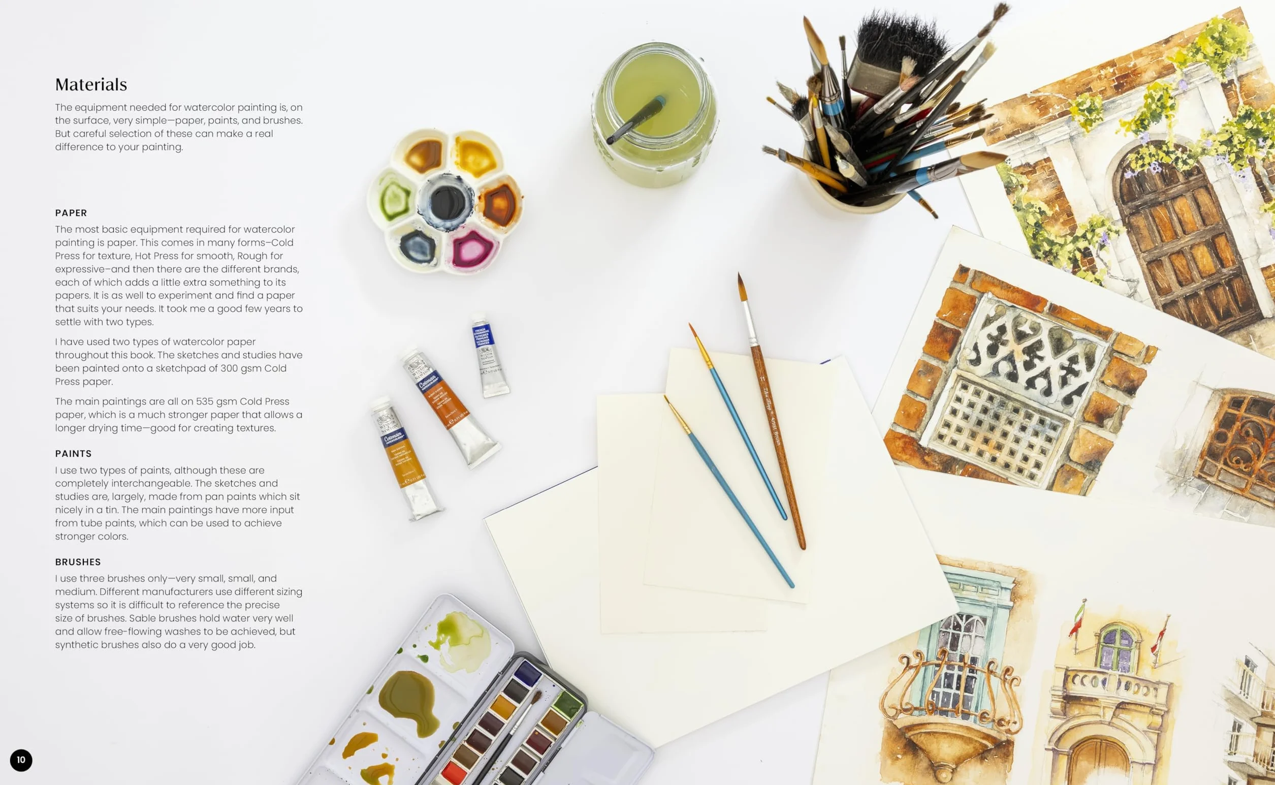 Watercolor Artist's Index of the Urban Landscape: A Field Trip of Features and How to Paint Them