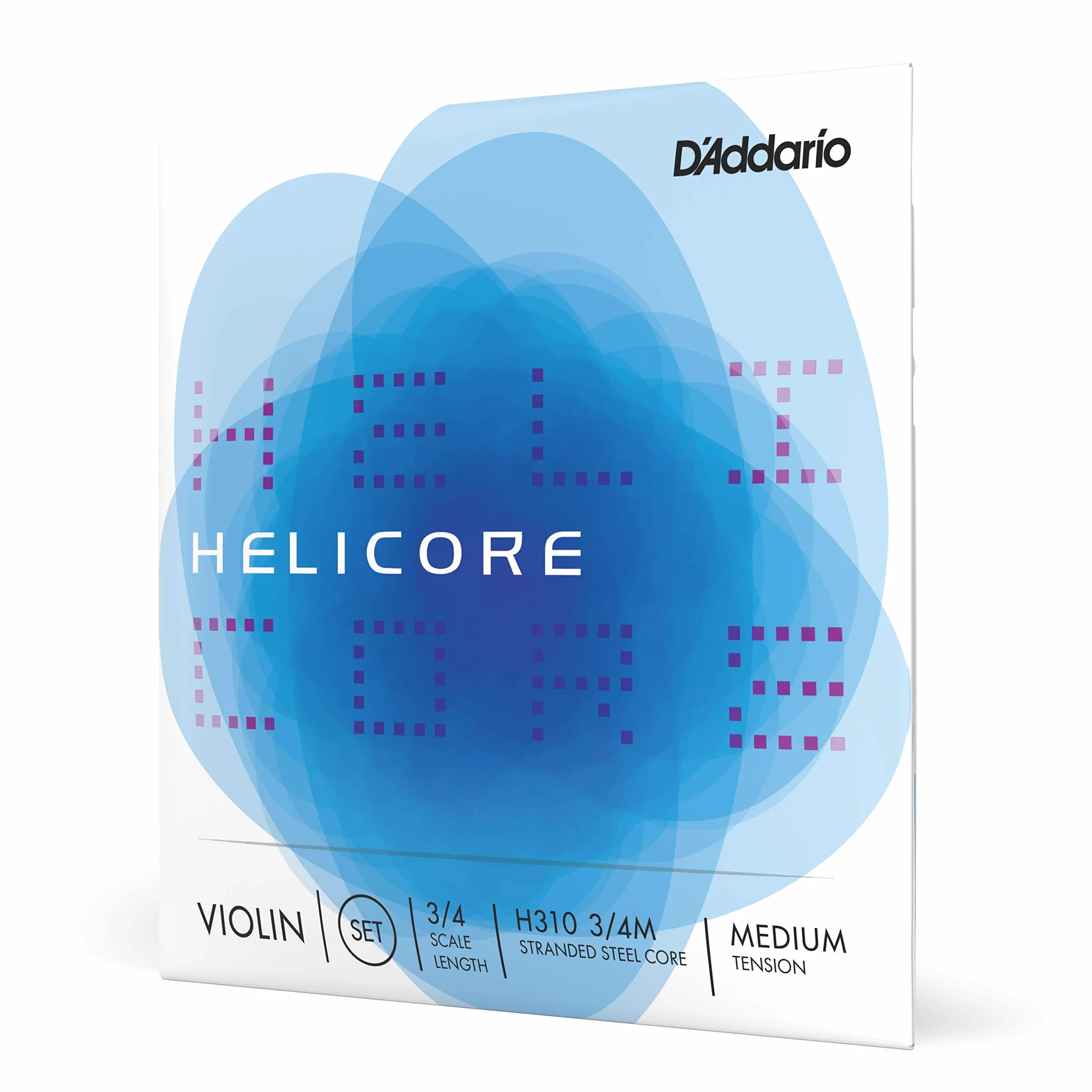 D'Addario H310 3/4M Helicore 3/4 skala średniego napięcia zestaw strun skrzypcowych