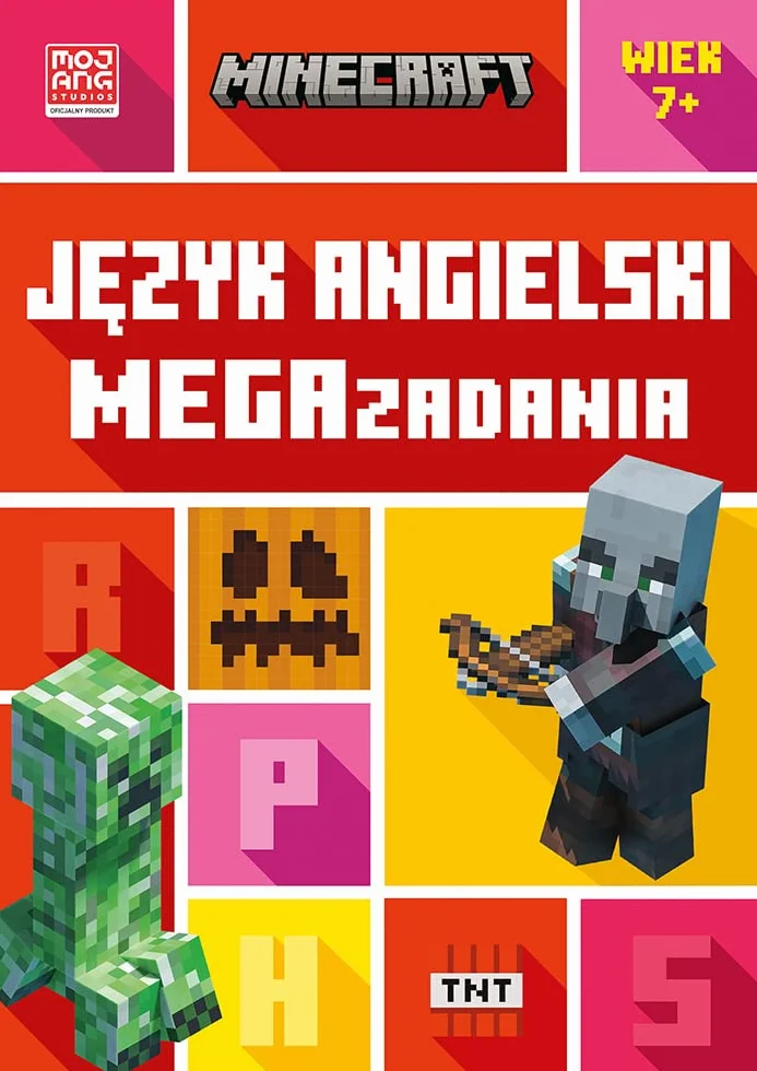 Minecraft. Język angielski. Megazadania 7+