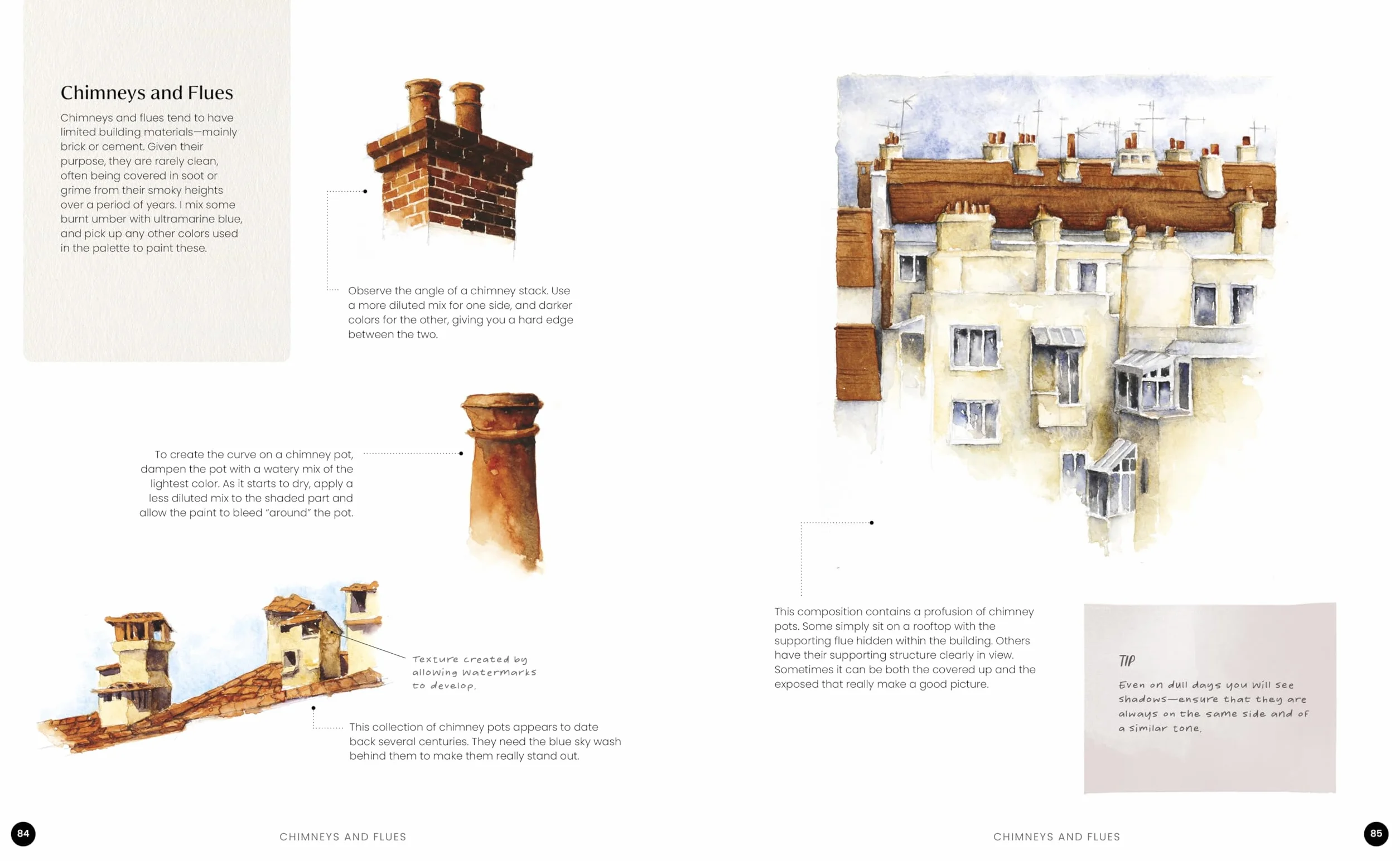 Watercolor Artist's Index of the Urban Landscape: A Field Trip of Features and How to Paint Them
