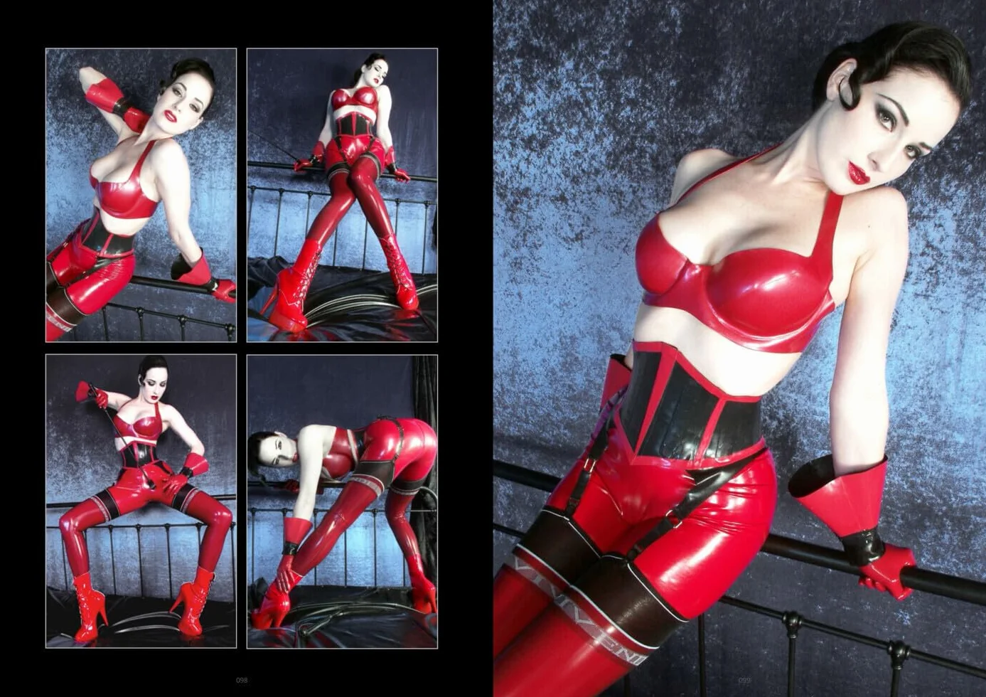 Dita von Teese - The Early Shootings: Die frühen Fotoshootings von Dita van Teese, Burlesque Erotica, sinnliches Latex, Nylon und mehr