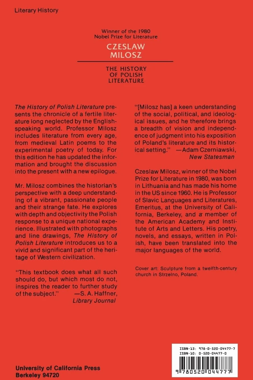 The History of Polish Literature, Updated Edition