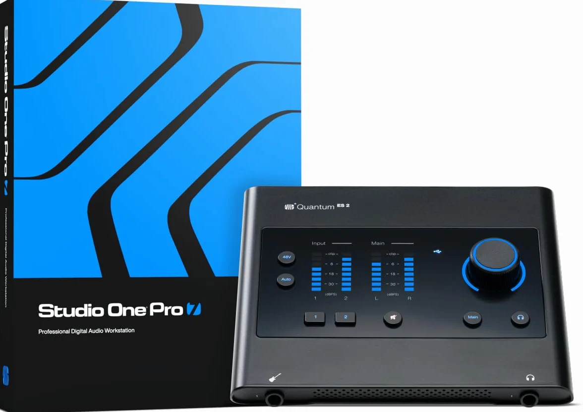 PreSonus Quantum ES 2, USB-C Audio Interface, 2x2, 24-bit / 192 kHz