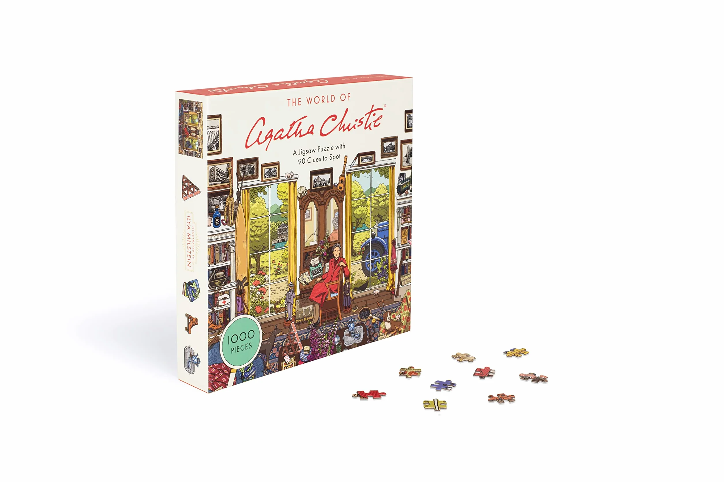The World of Agatha Christie 1000-piece Jigsaw Puzzle /anglais: 1000-Piece Jigsaw with 90 Clues to Spot