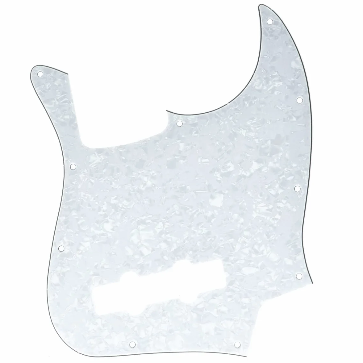 Dopro Jazz Bass J Pickguard basowy do USA/meksykańskiej, 4 struny, FD Jazz Bass White Pearl