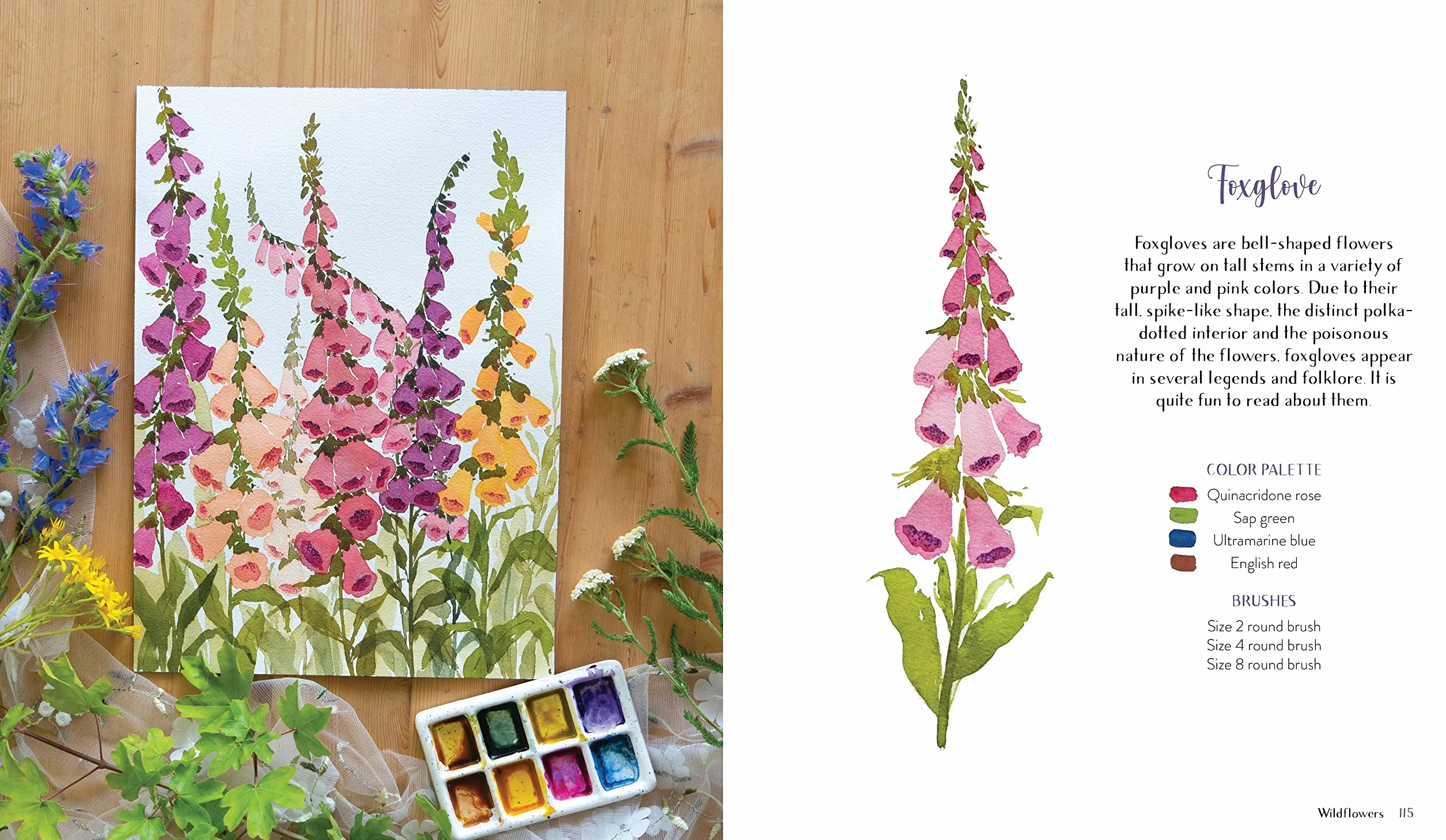 Wildflower Watercolor: The Beginner's Guide to Painting Beautiful Florals