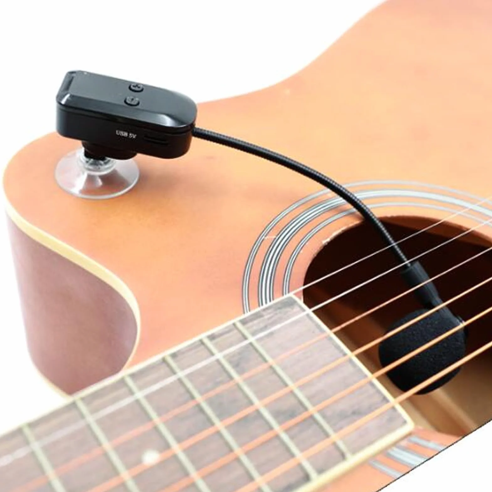 Bezprzewodowy Mikrofon Instrumentu, Bezprzewodowy Gitarowy System Mikrofonu Gitarowego Mik Mikrofonu do Rogów, Trąbki, Saksofonowe Wzmacniacz Głosu, Zasięg 131 Stóp