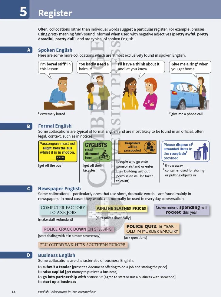English Collocations in Use Intermediate Book with Answers: How Words Work Together for Fluent and Natural English