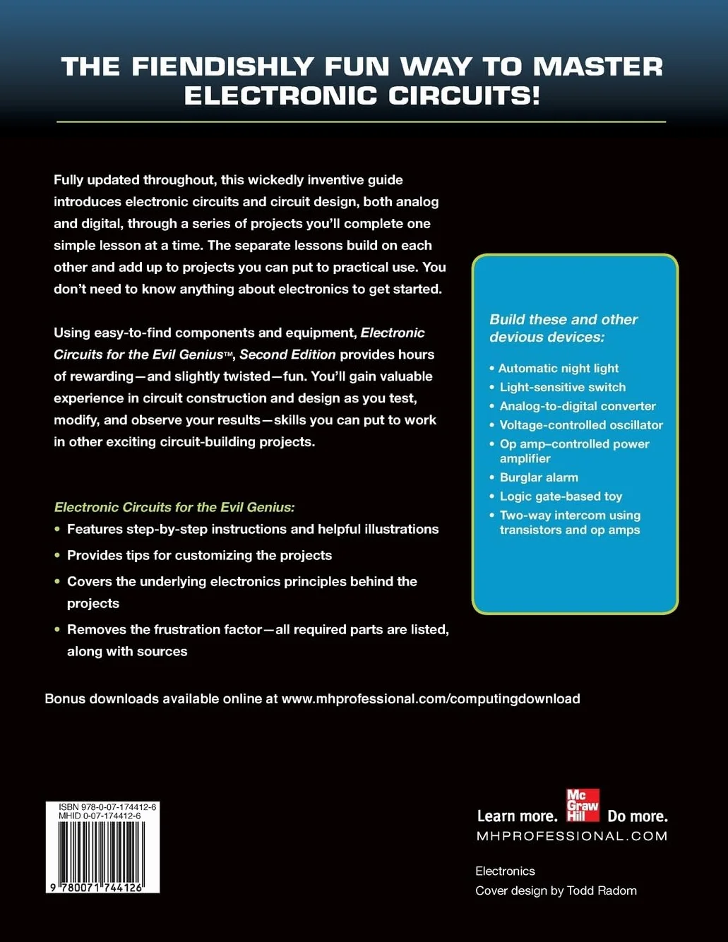 Electronic Circuits for the Evil Genius 2/E: 64 Lessons With Projects