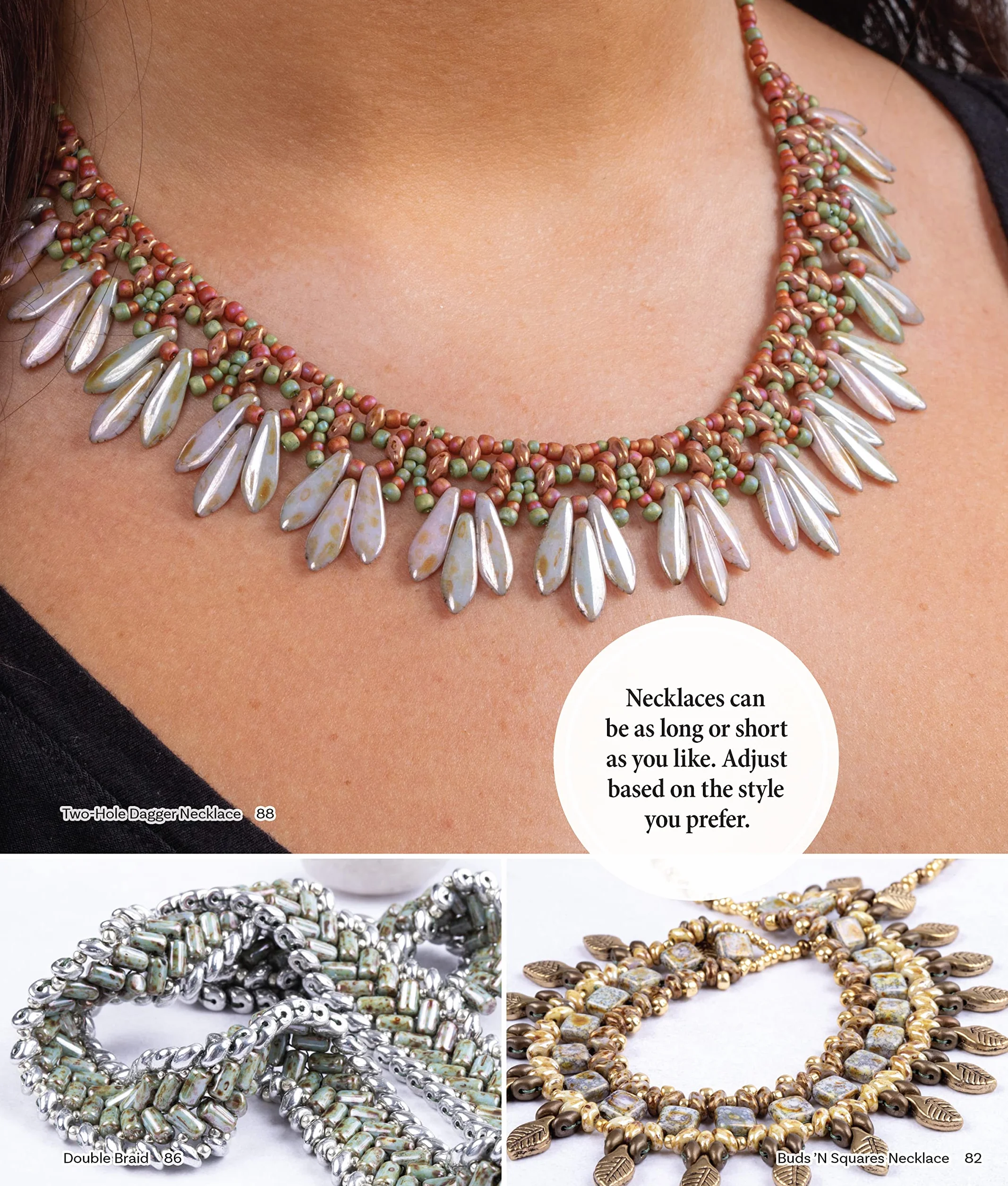 Best of Two-Hole Bead Stitching: Making Beautiful Earrings, Bracelets and Necklaces for a Timeless Jewelry Wardrobe