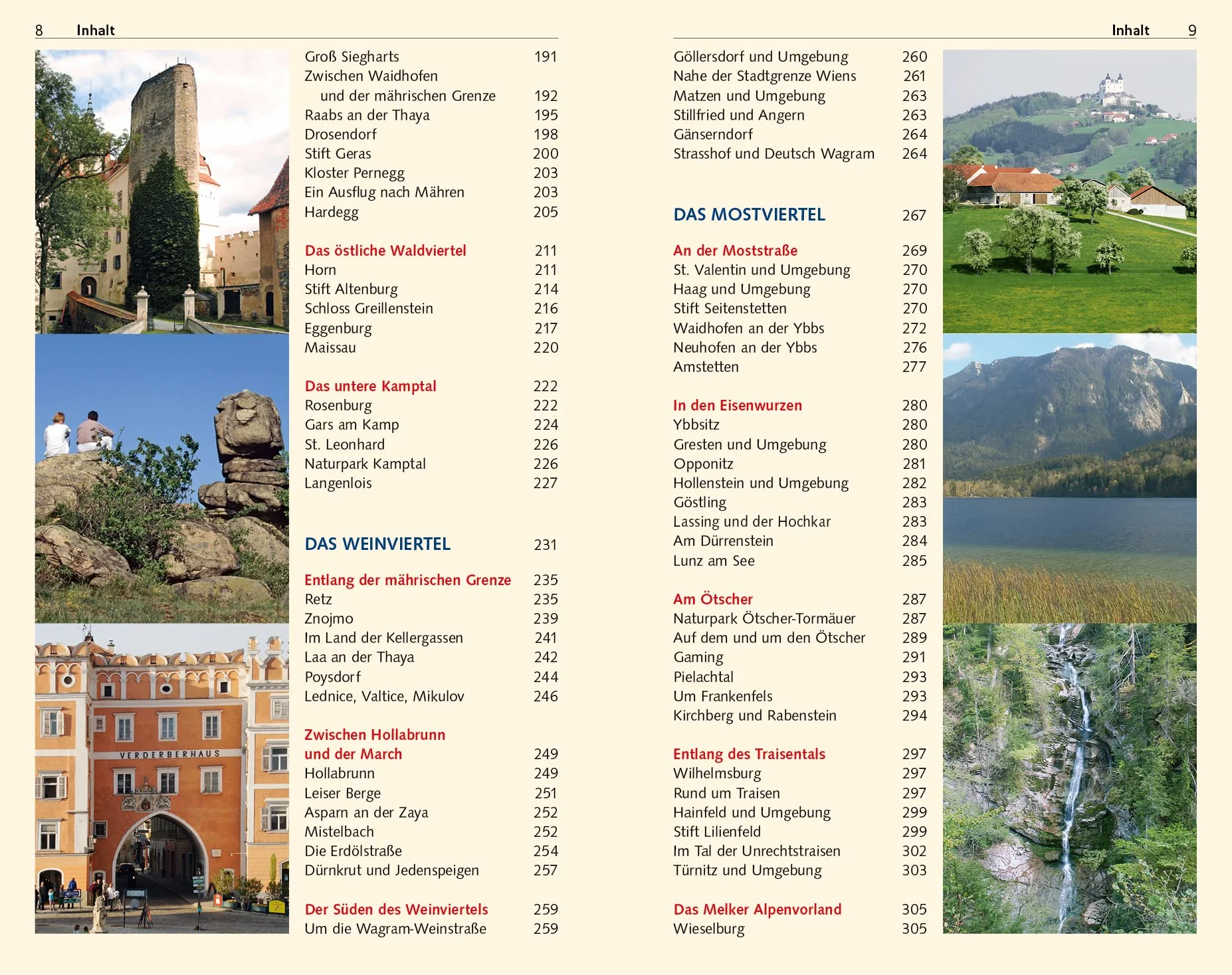 TRESCHER Reiseführer Niederösterreich: Wachau, Waldviertel, Weinviertel, Mostviertel, Wienerwald und Wiener Alpen