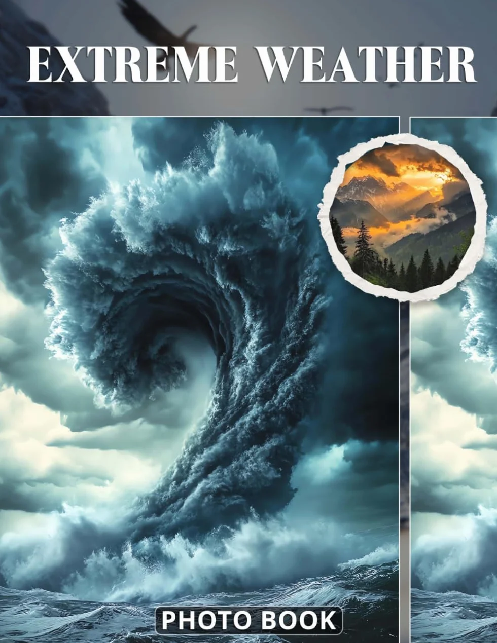 Extreme Weather Photo Book: Storm And Extreme Weather Photography Showing Lightning Clouds Wind And Powerful Natural Events In Real Raw Nature Images