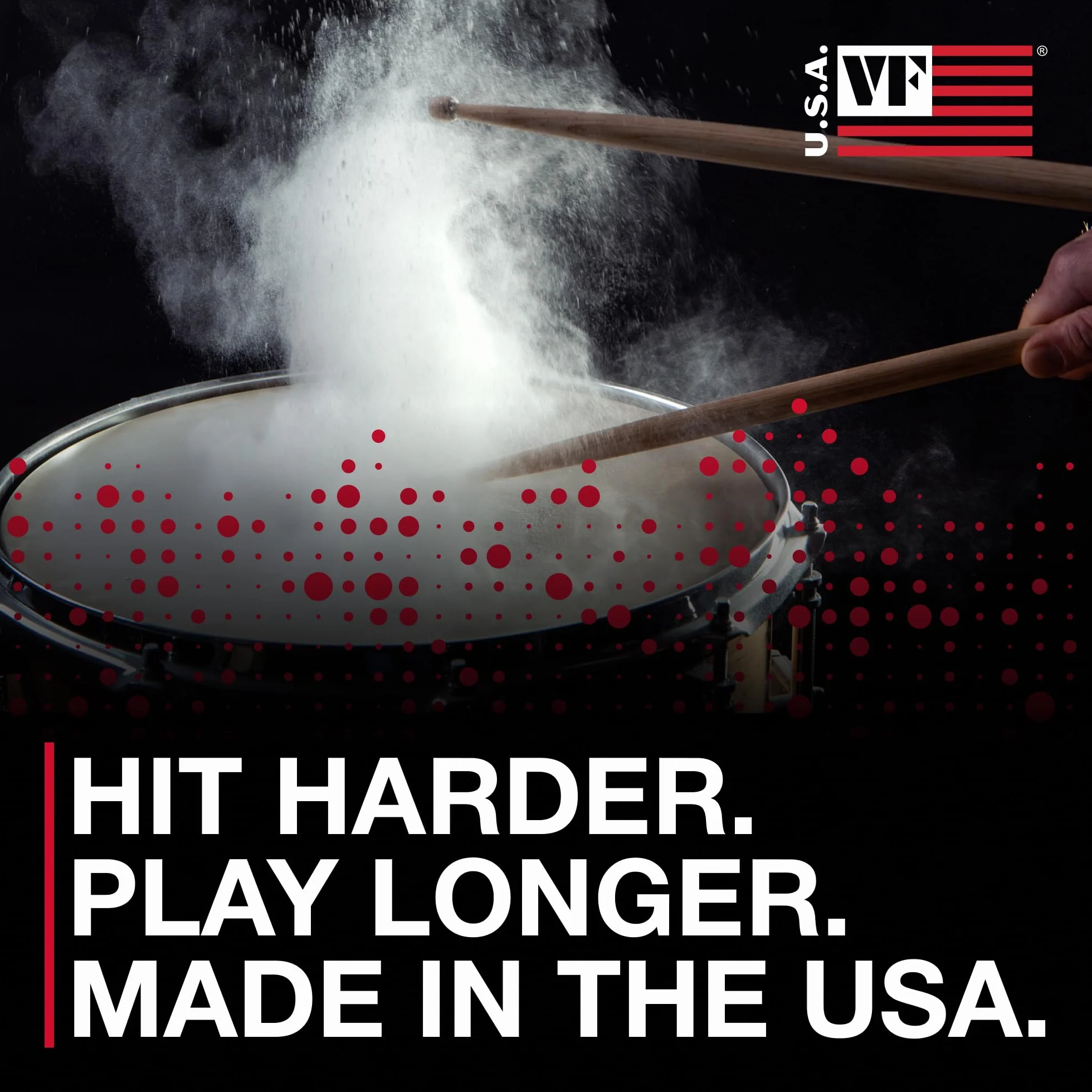 Vic Firth Forth Corpsmaster Signature John Mapes Multi-Tenor Sticks Pałki perkusyjne