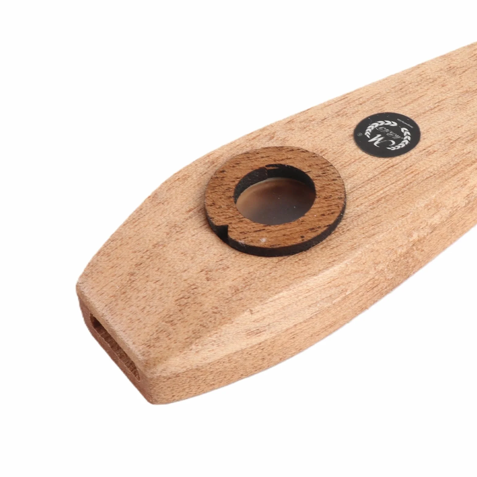 Drewniane Kazoo z 2 Fletami Membranowymi Gitara Ukulele Towarzyszyć Instrumentom Muzycznym dla Początkujących Muzyki