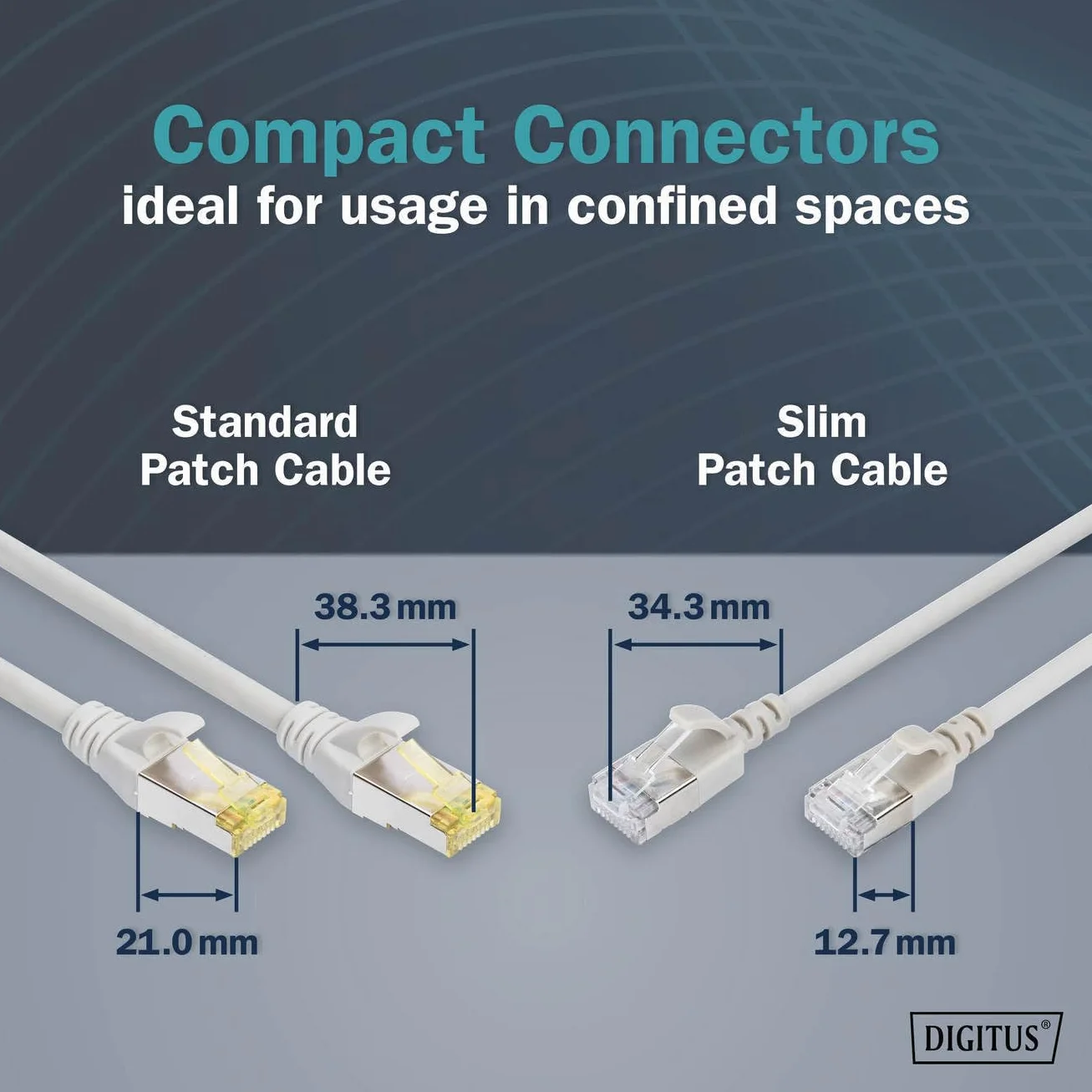 DIGITUS Kabel LAN Cat 6A – 7 m – wersja Slim AWG 32-7 – 10 Gb/s – kabel sieciowy RJ45 – F-FTP – PoE+ – LSZH – kompatybilny z Cat7, Cat6, Cat5e – szary