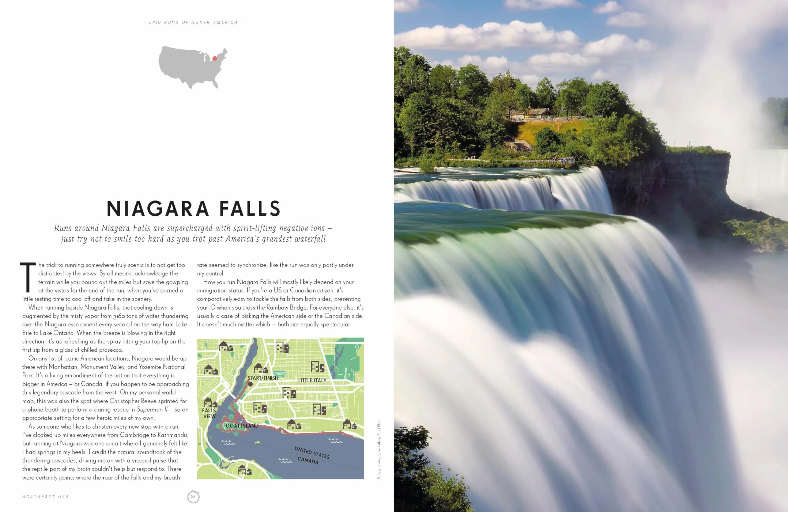 Epic Runs of North America 1ed -anglais-: 200 Thrilling Routes & Trails | Expert Travel Tips & Maps | Easy & Challenging Adventures | Running Stories from Athletes