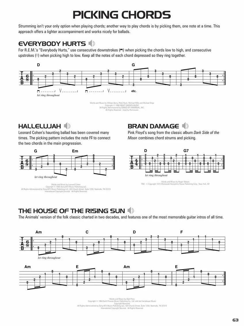 Hal Leonard Guitar Tab Method: Books 1, 2 & 3 All-In-One Edition! Book/Online Audio: All-in-One Edition! Includes Downloadable Audio, Includes Bonus Material!: 1-3
