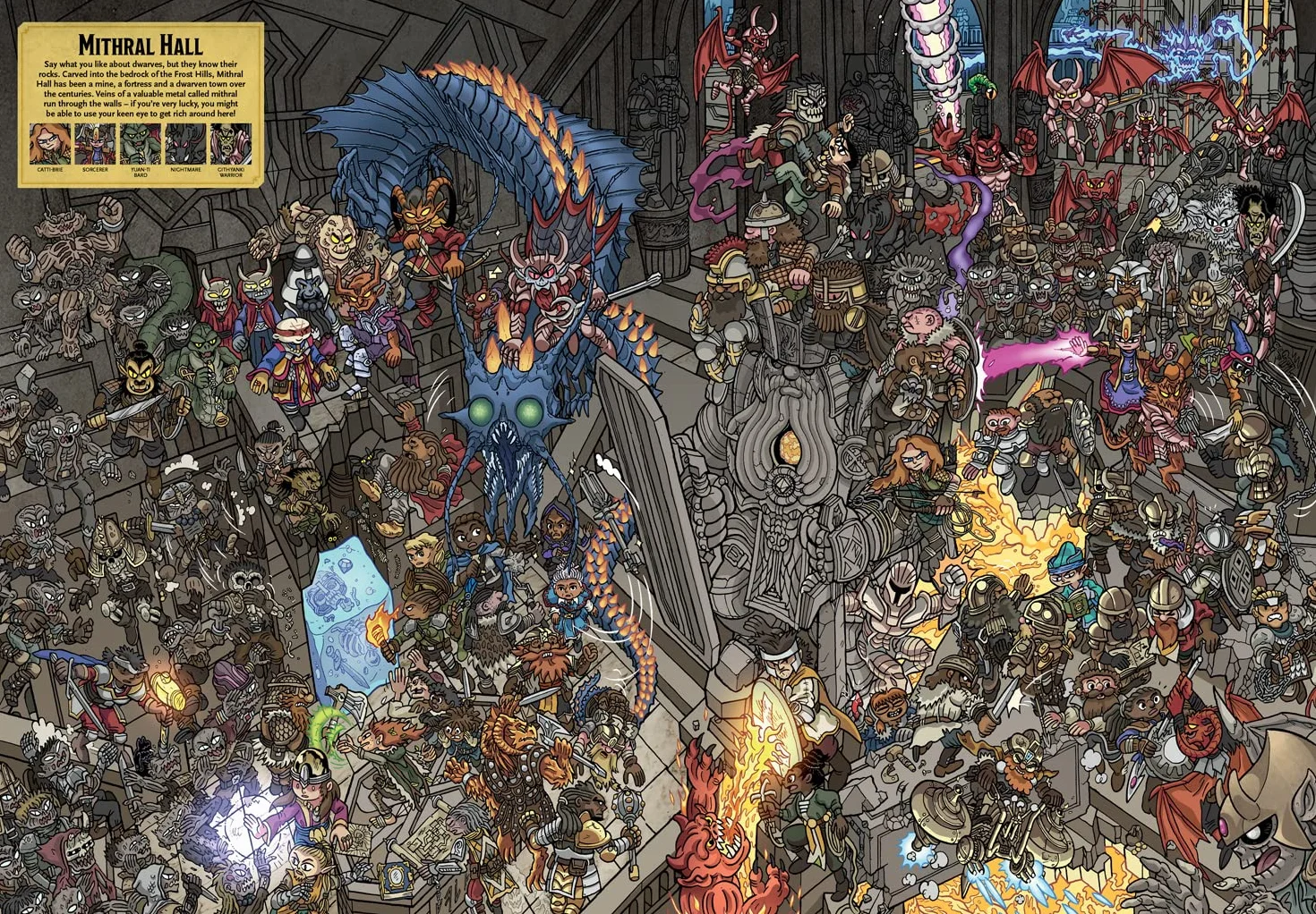 Dungeons & Dragons Behold! A Search and Find Adventure: An official gift for kids, adults, and fans of D&D and fantasy role play games