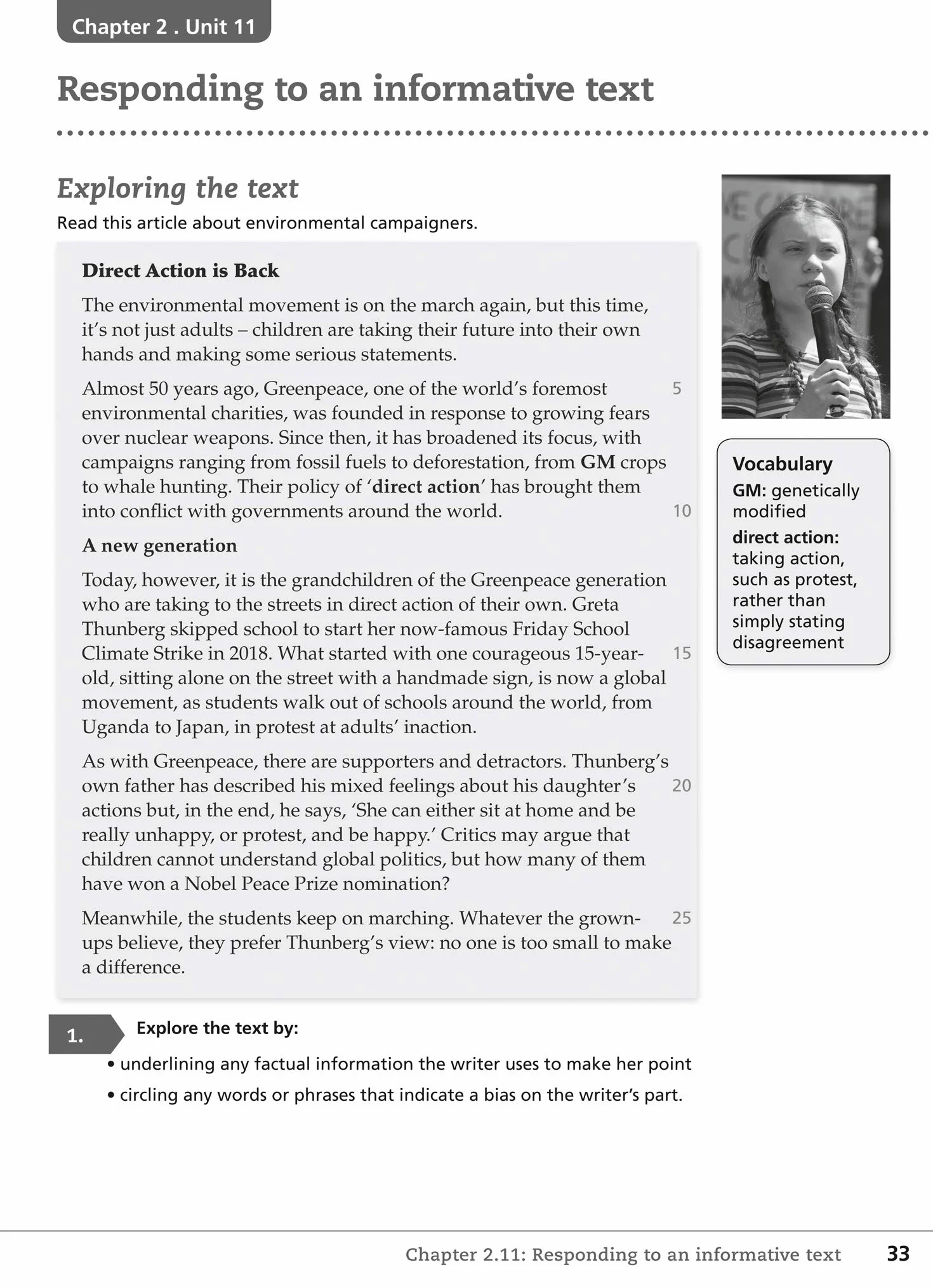 Lower Secondary English Workbook: Stage 7