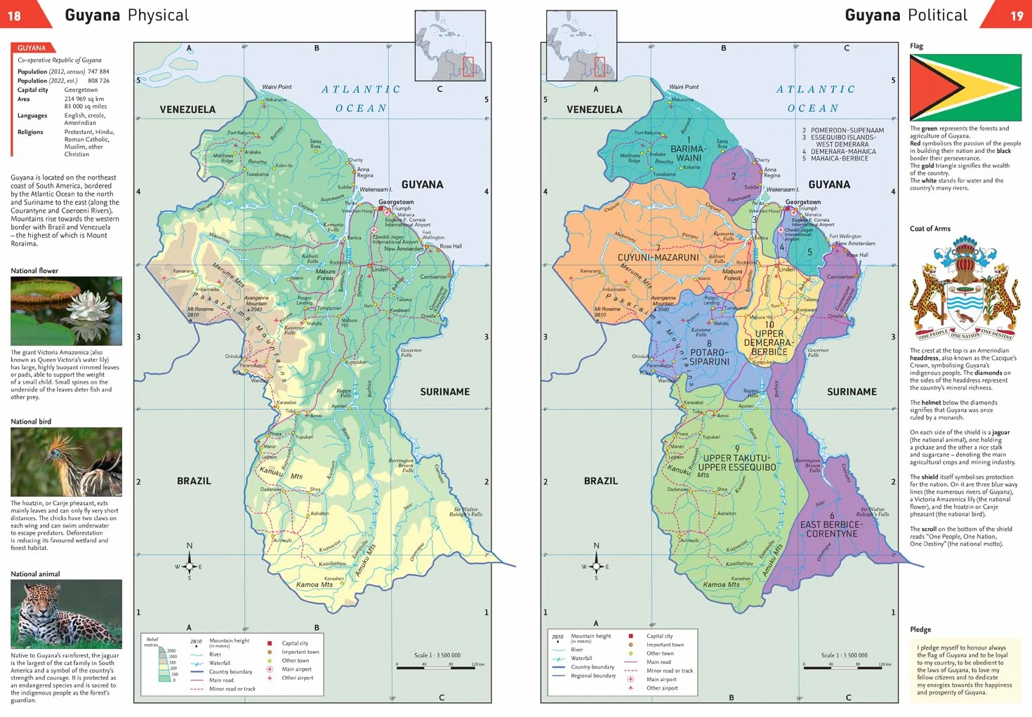 Collins Student Atlas for Guyana