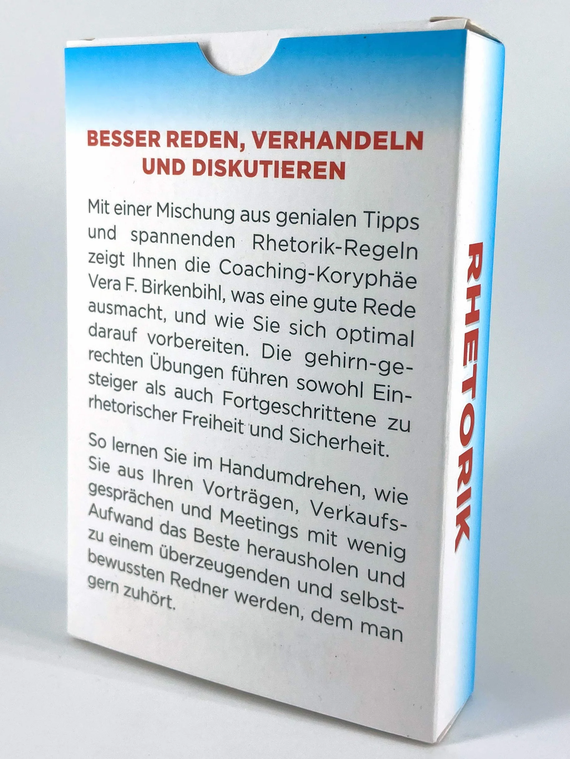 Rhetorik: 50 Übungskarten für erfolgreiche Redekunst