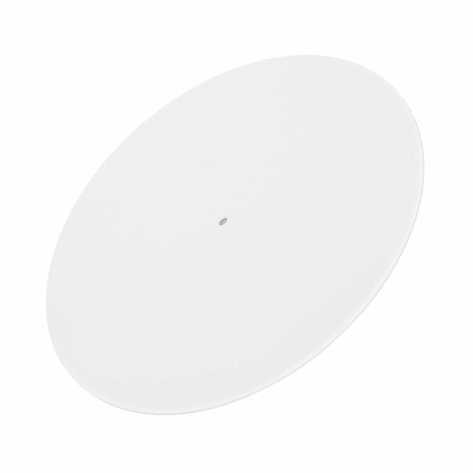 Mata Gramofonowa Płyta Talerzowa Slipmat, Slipmat Talerzowy do 12-calowego Gramofonu Winylowego w Stylu Vintage, Redukuje Hałas Powodowany Przez Kurz Statyczny (WHITE)