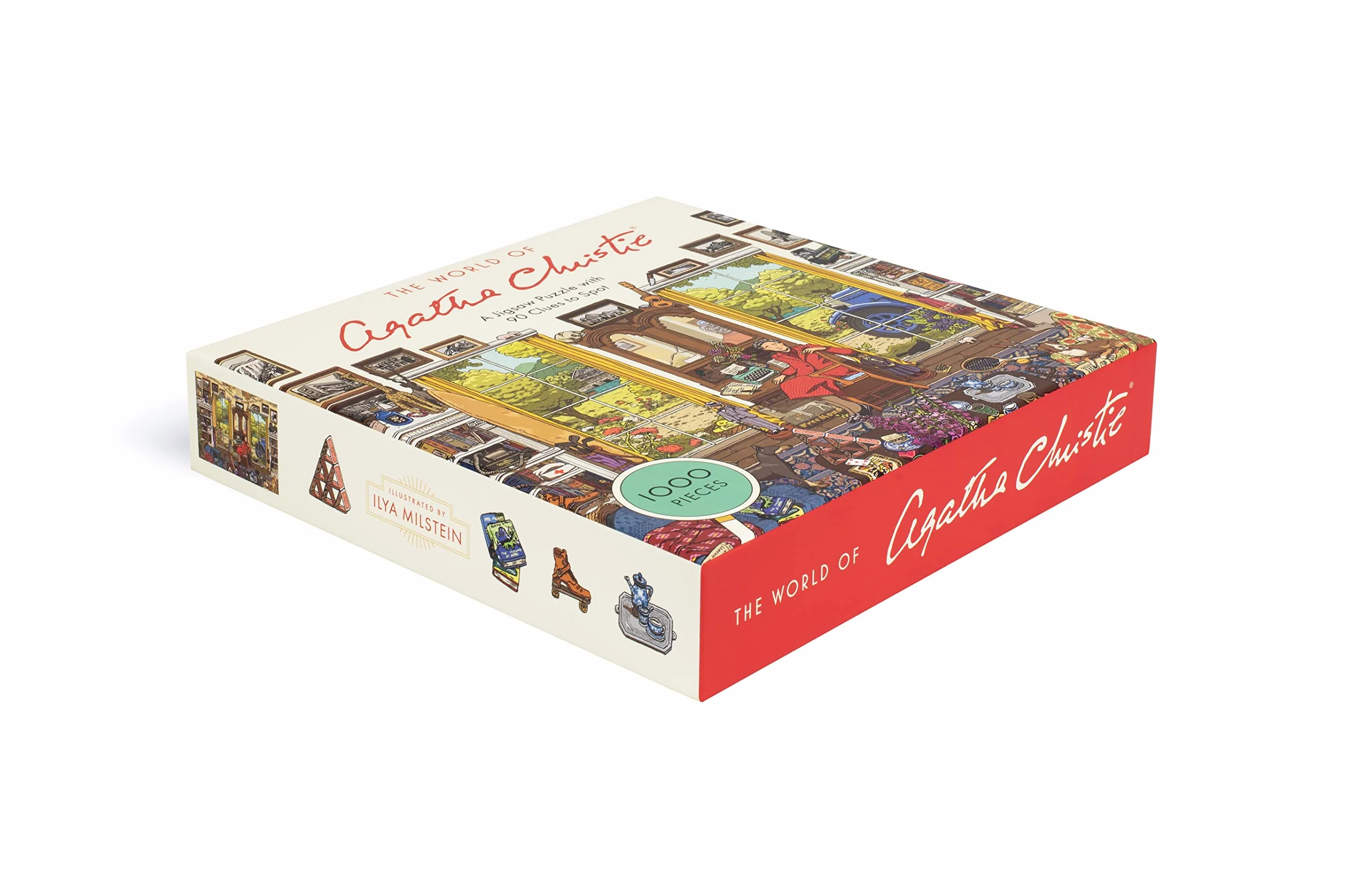 The World of Agatha Christie 1000-piece Jigsaw Puzzle /anglais: 1000-Piece Jigsaw with 90 Clues to Spot
